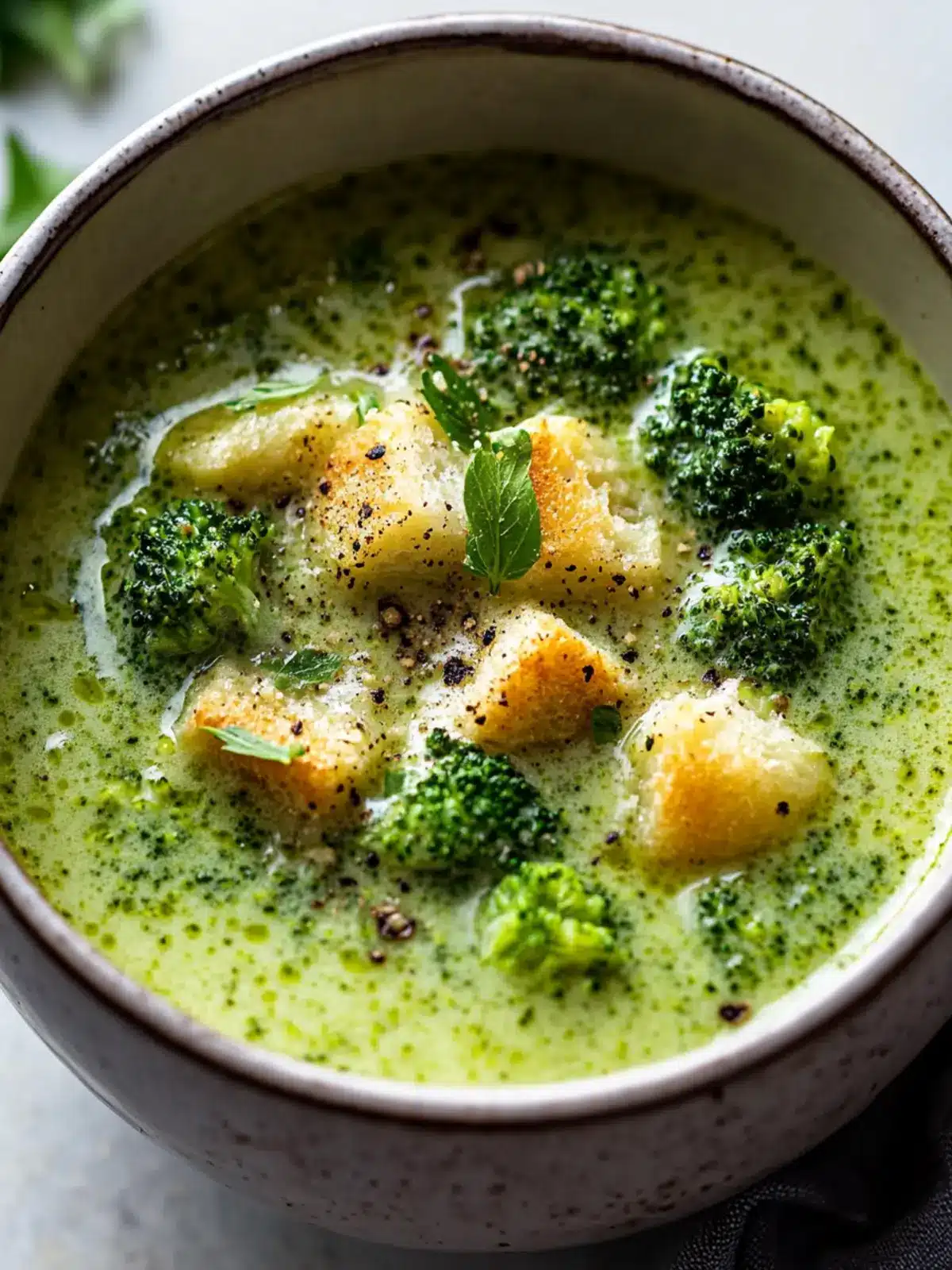 Garlic Italian Broccoli Soup: A Quick, Healthy Delight! 3 Garlic Italian Broccoli Soup