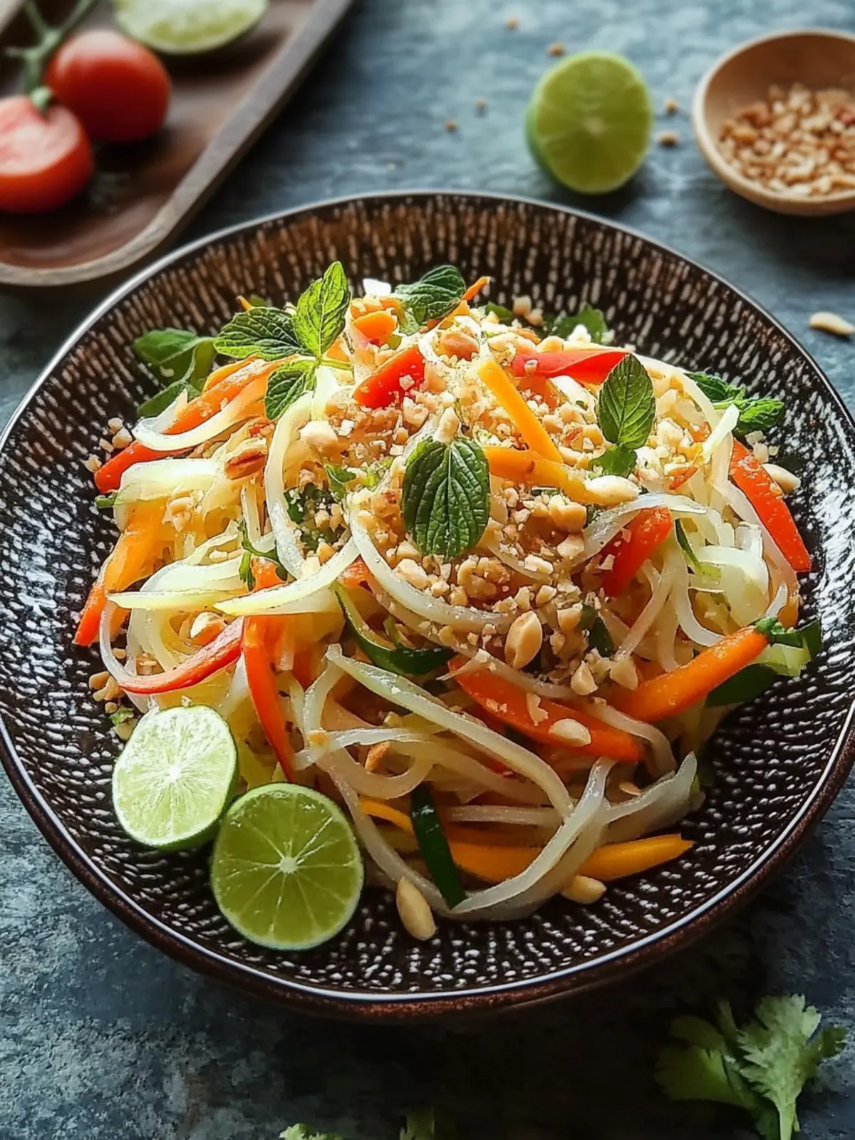Fresh Thai Papaya Salad: Crunchy, Flavorful, No-Cook Wonder 4 Thai Papaya Salad