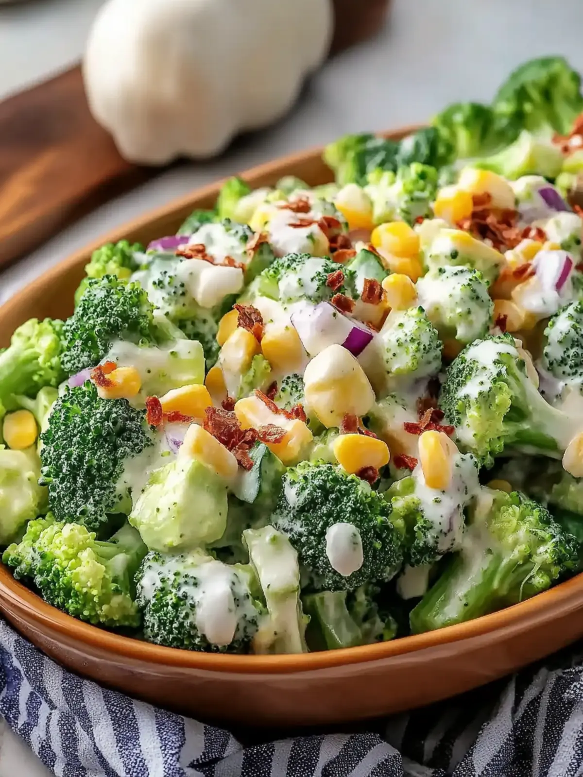 Homemade Amish Broccoli Salad with Crispy Bacon Delight 4 Homemade Amish Broccoli Salad