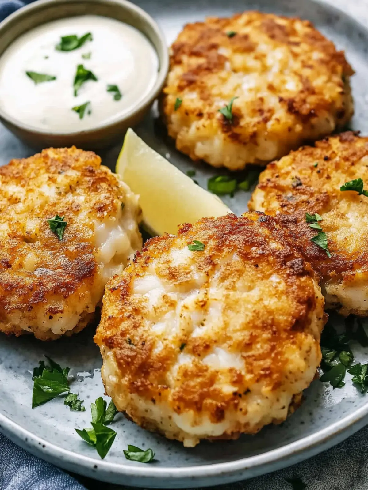Crispy Air Fryer Crab Cakes That'll Elevate Your Dinner Game 4 Air Fryer Crab Cakes