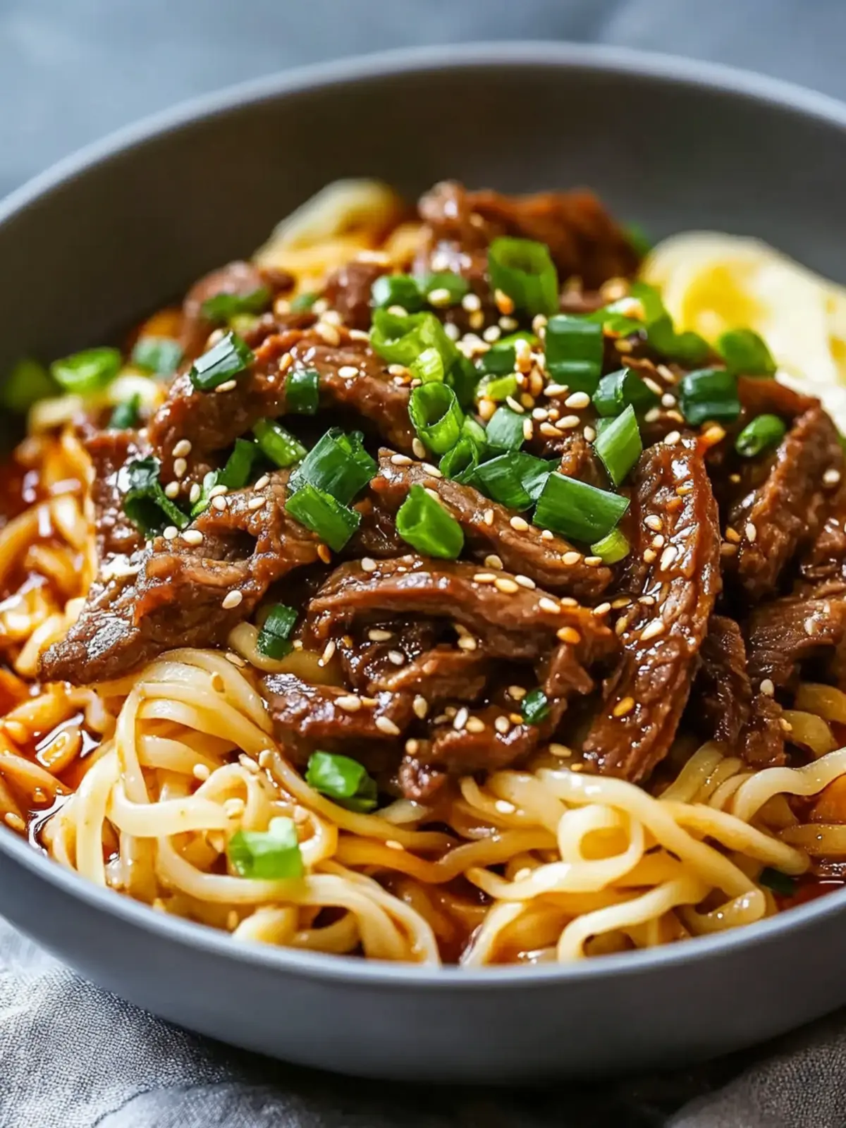 Easy Slow Cooker Korean Beef Noodles Recipe for Cozy Nights 5 Slow Cooker Korean Beef Noodles Recipe