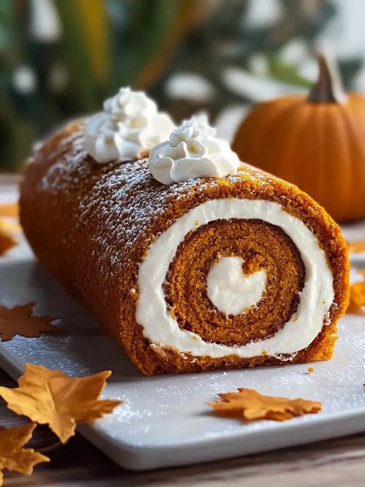 Classic Pumpkin Roll with Creamy Filling You'll Crave This Fall 2 Classic Pumpkin Roll with Creamy Filling