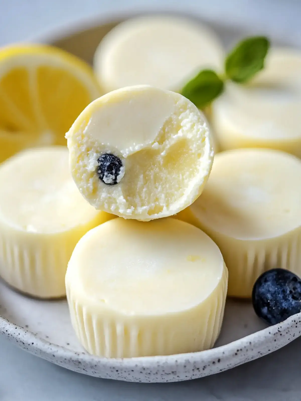 No-Bake Lemon Cheesecake Fat Bombs for Guilt-Free Indulgence 4 No-Bake Lemon Cheesecake Fat Bombs