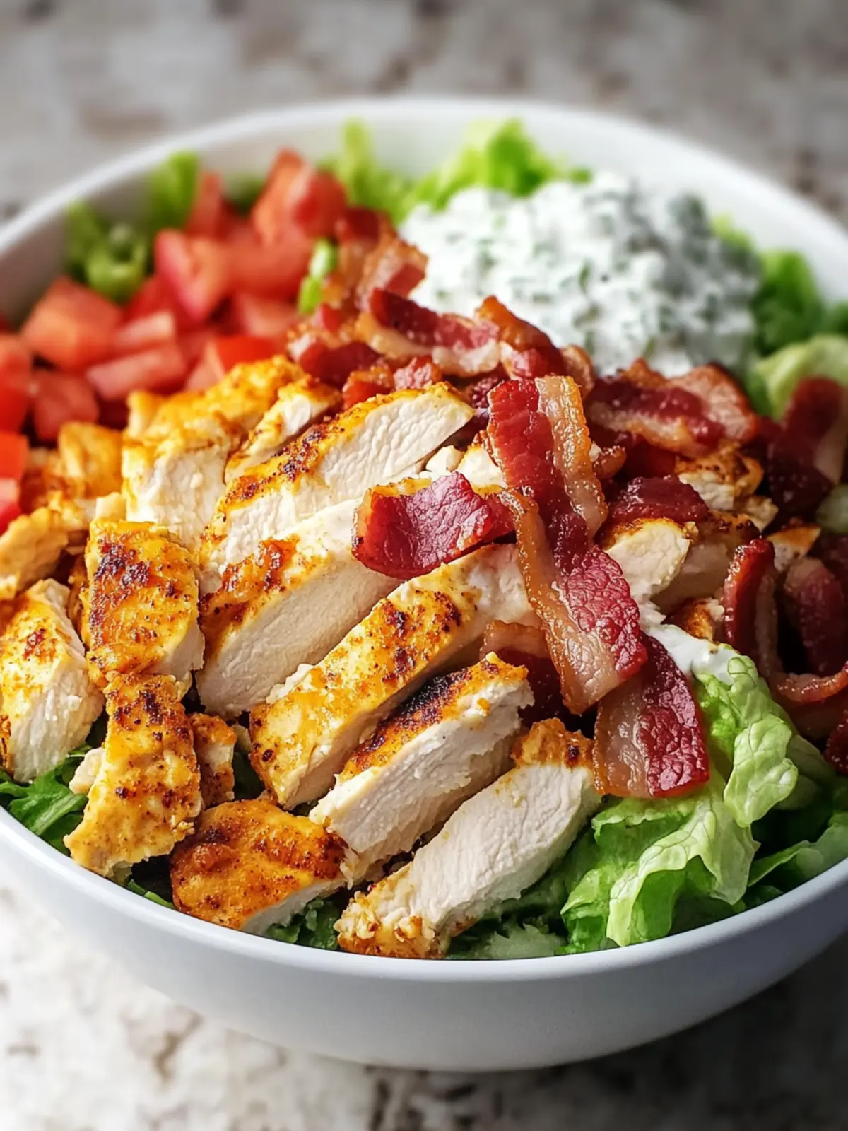 Delicious Chicken Bacon Ranch Bowl: A Flavor Explosion! 2 Chicken Bacon Ranch Bowl