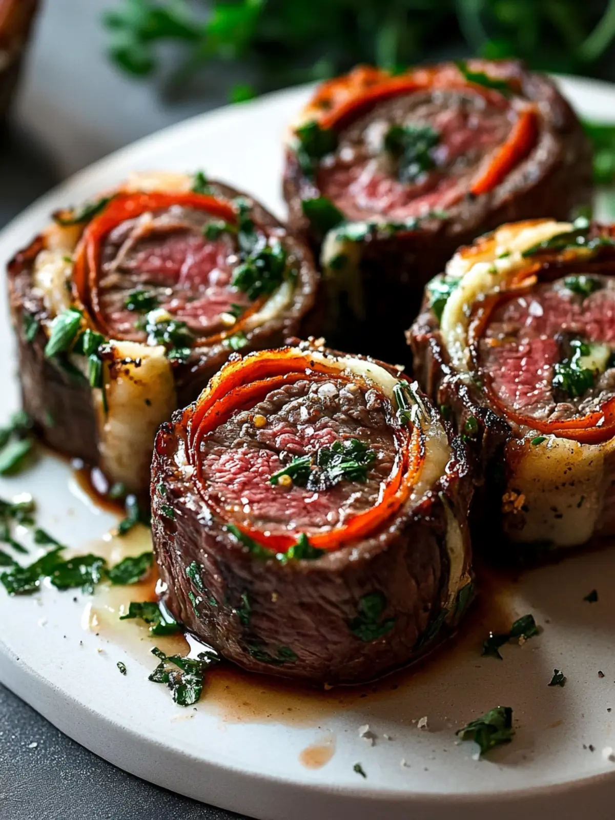 Mouthwatering Steak Pinwheels for a Flavorful Dinner Delight 3 Steak Pinwheels