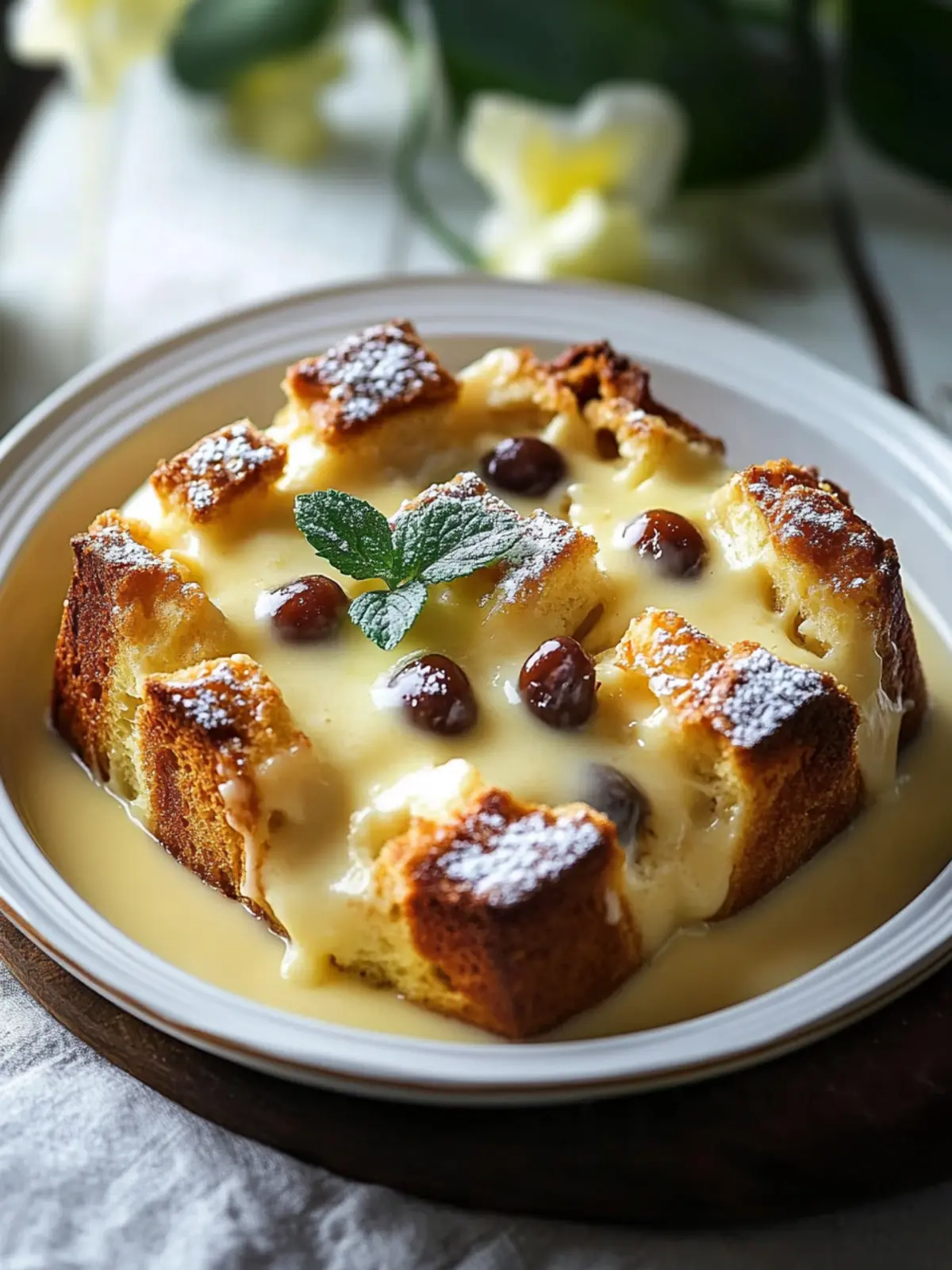 Best Hot Cross Bun Bread Pudding with Creamy Vanilla Custard Magic 5 Best Hot Cross Bun Bread Pudding with Creamy Vanilla Custard