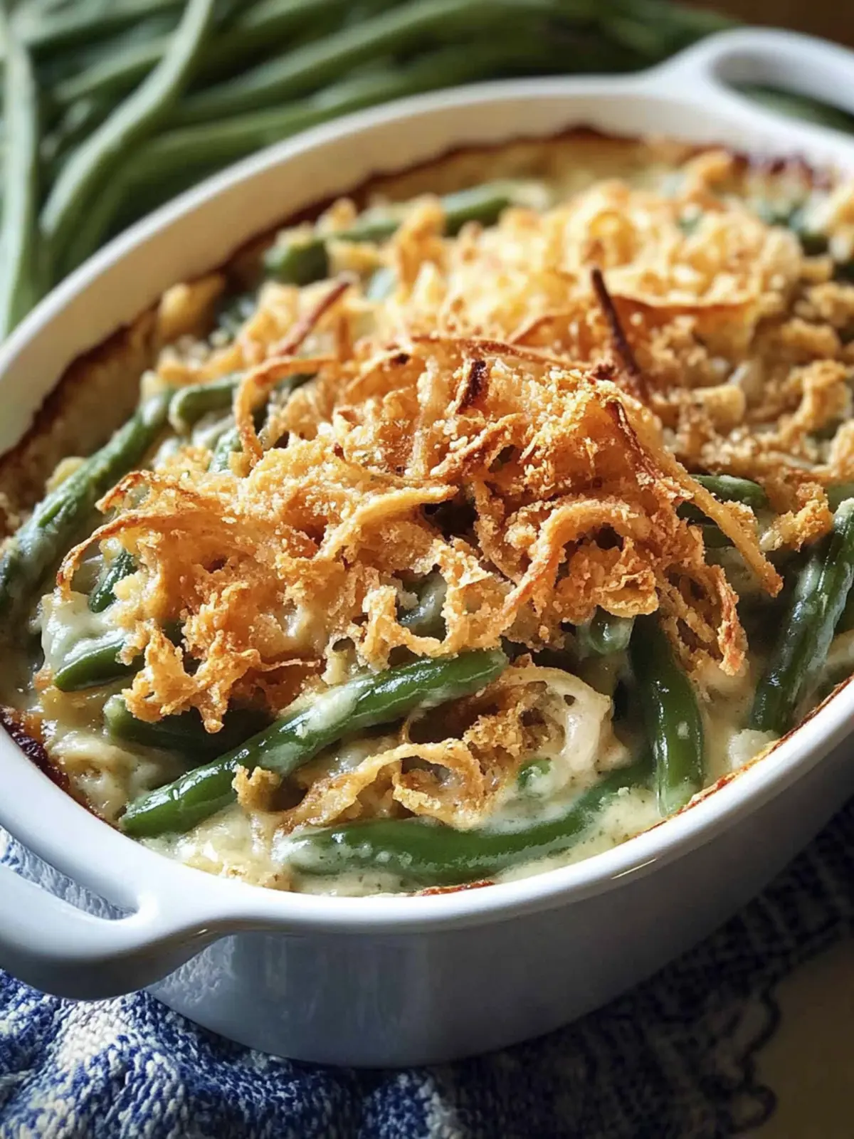 Perfectly Creamy Green Bean Casserole for Heartwarming Gatherings 4 green bean casserole