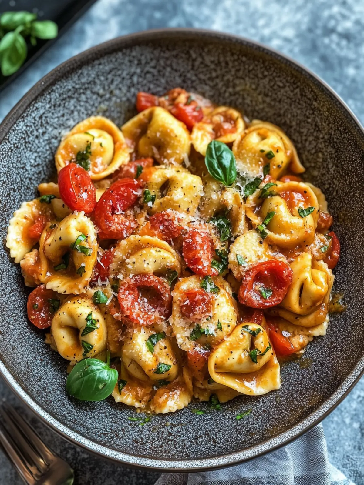 Cowboy Butter Garlic Chicken Tortellini with Fire-Roasted Red Delight 4 cowboy butter garlic chicken tortellini with fireroasted red
