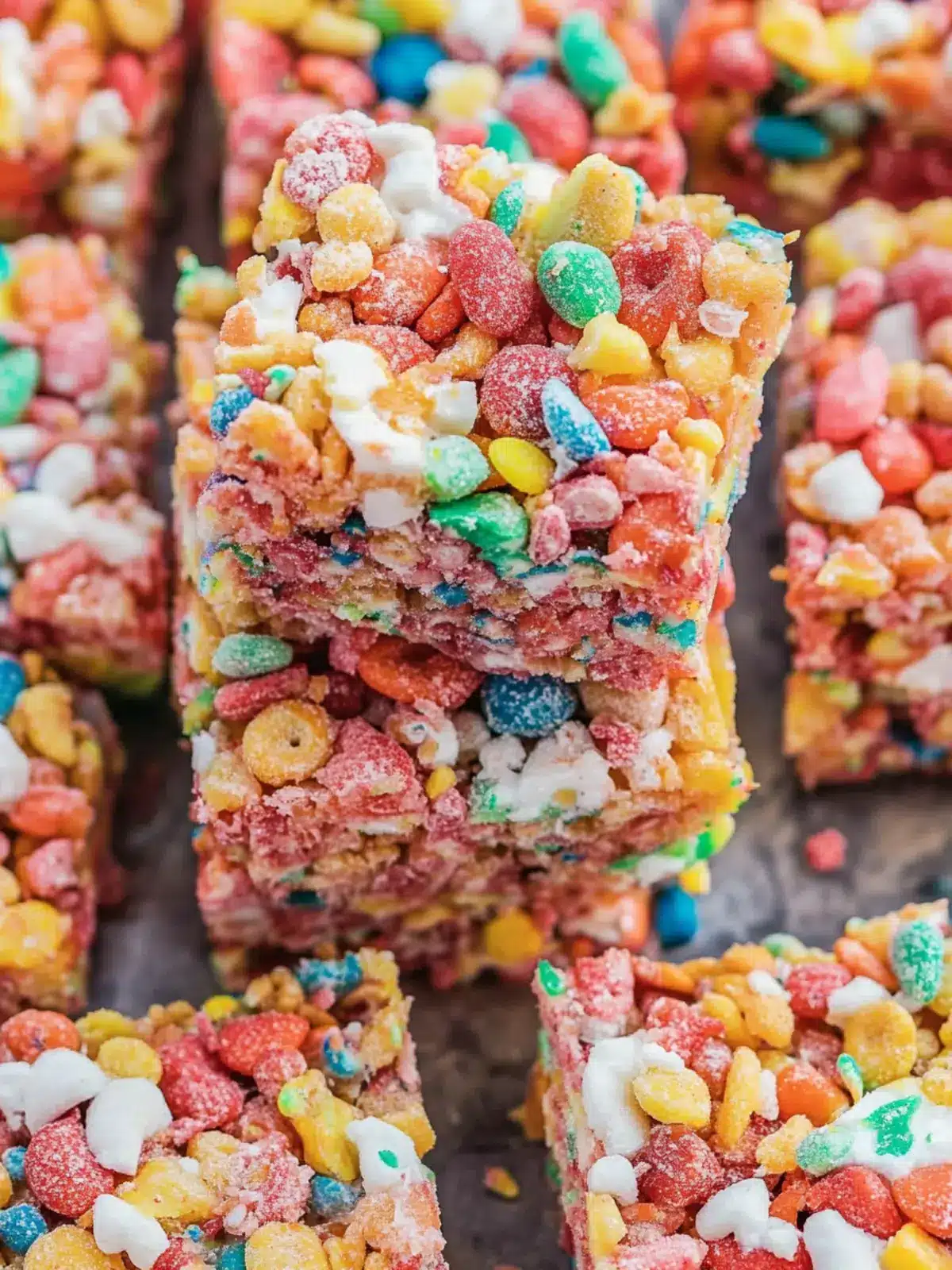 Fruity Pebble Rice Crispy Treats: A Colorful Twist on Nostalgia 3 Fruity Pebble Rice Crispy Treats