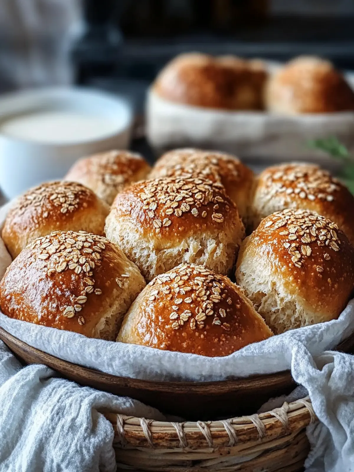 Savory Rustic Oatmeal Molasses Dinner Rolls You'll Love 2 Rustic Oatmeal Molasses Dinner Rolls