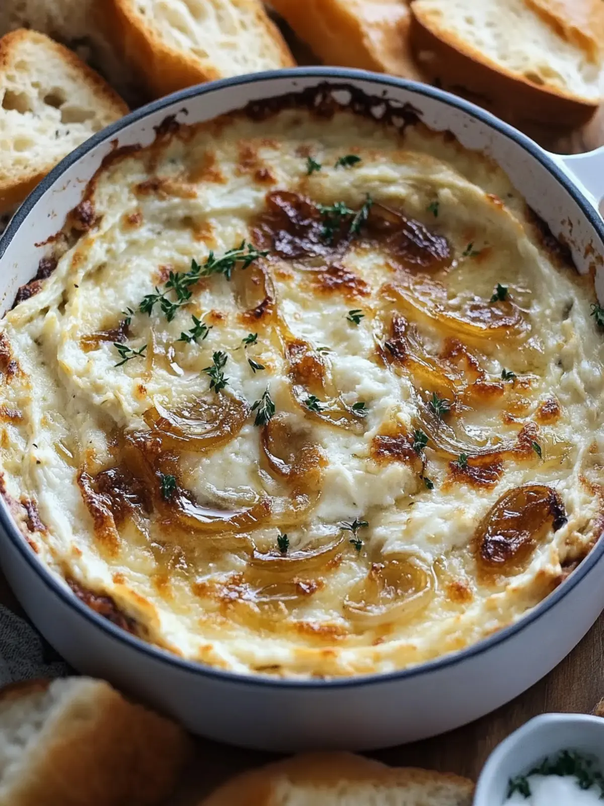 Deliciously Creamy Baked Caramelized Onion Dip Magic 4 Creamy Baked Caramelized Onion Dip