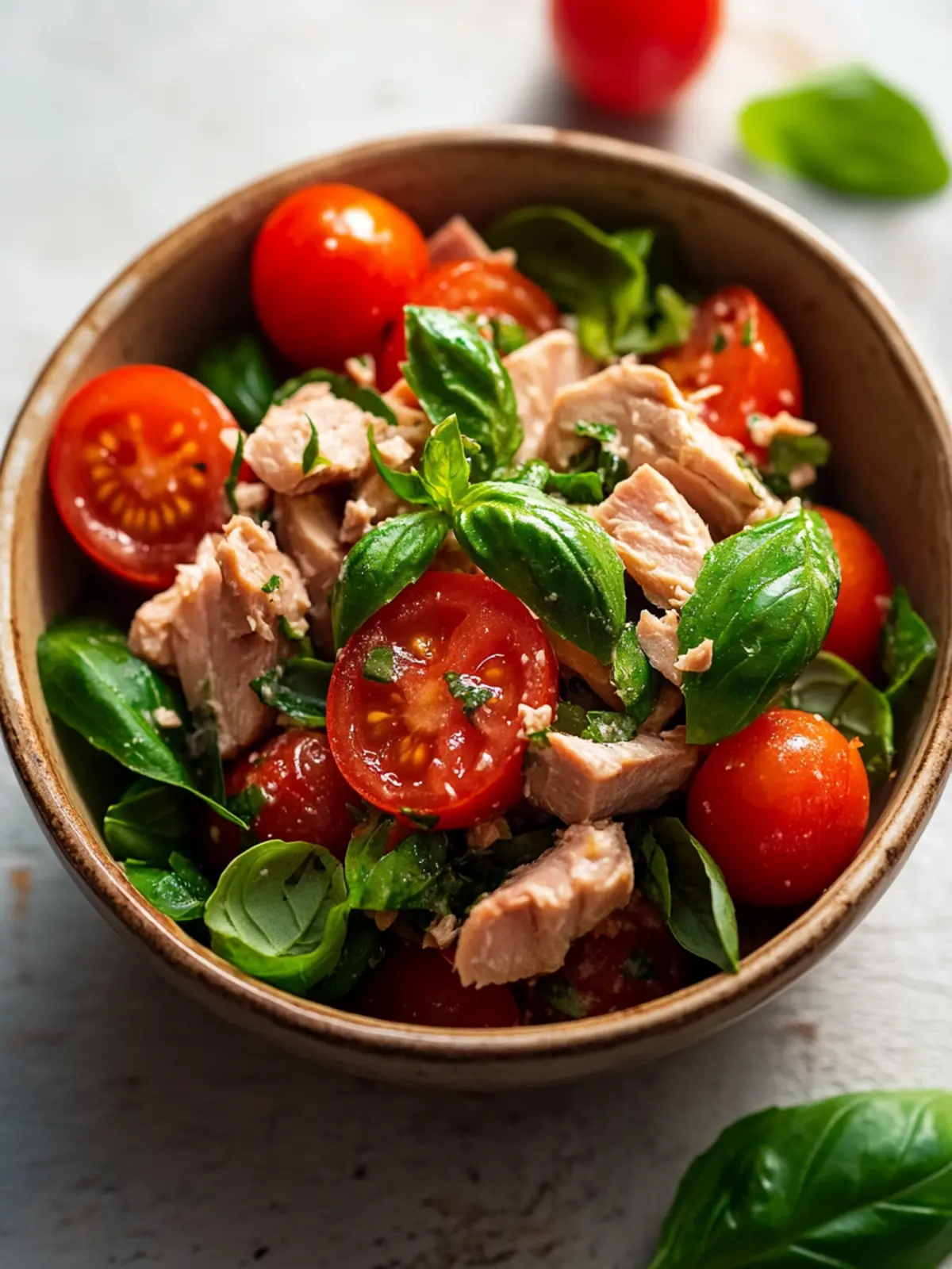 Best Ever Tuna Salad with Fresh Basil & Juicy Tomatoes Delight 5 Best Ever Tuna Salad with Fresh Basil & Juicy Tomatoes