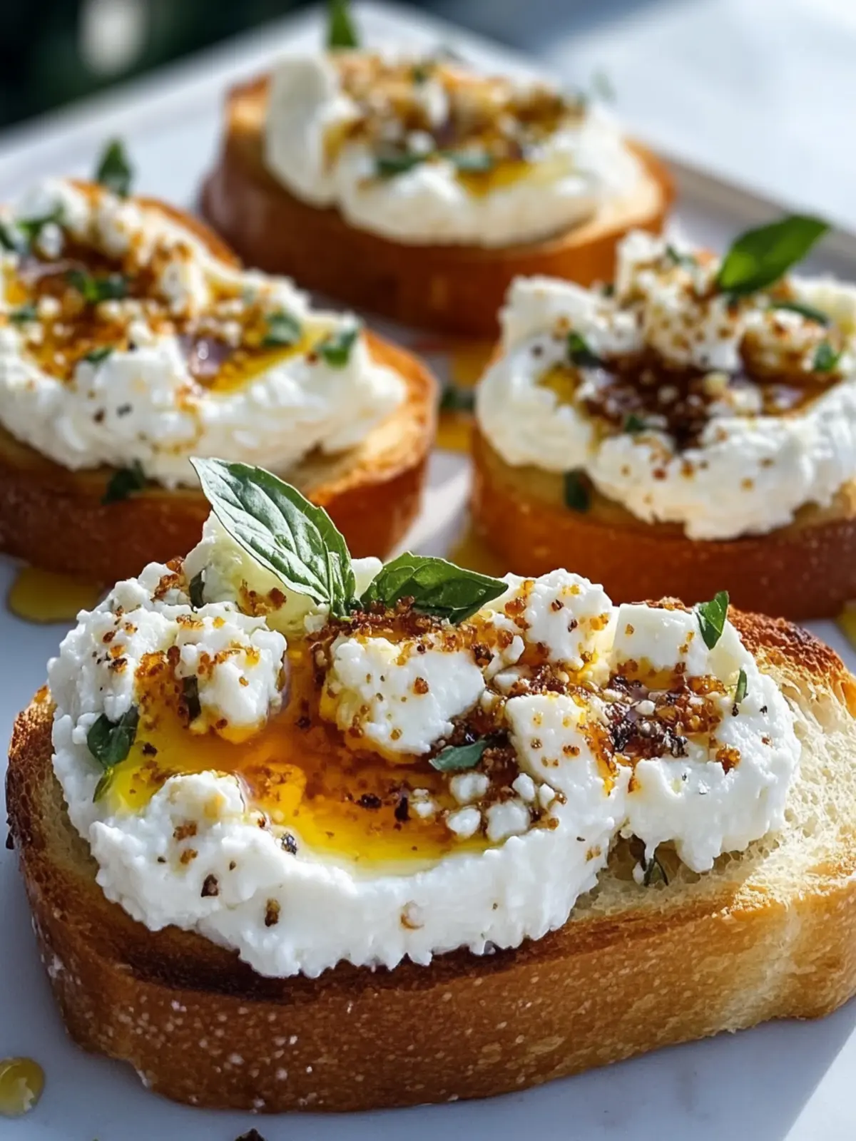 Irresistible Hot Honey Whipped Feta Crostini Made Easy 4 Irresistible Hot Honey Whipped Feta Crostini