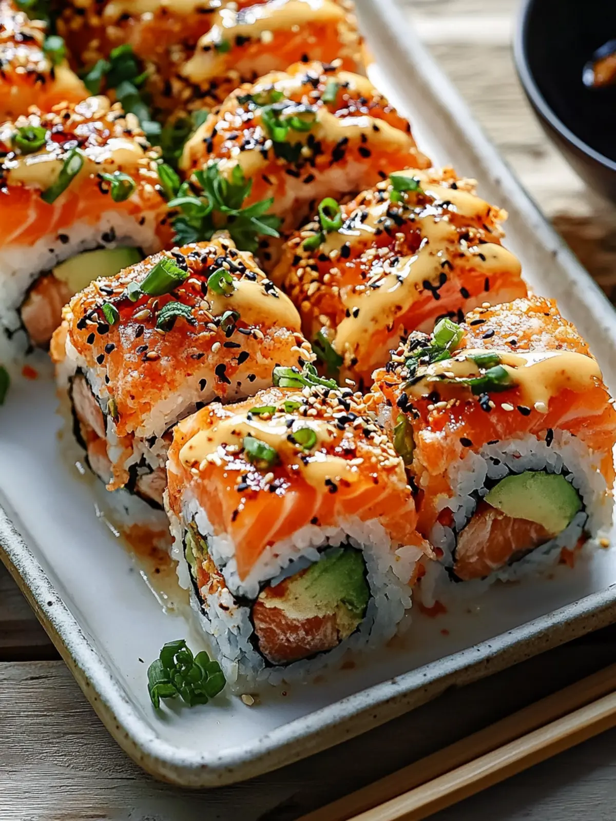 Savory Spicy Salmon Sushi Bake for Easy Comfort Food Nights 3 Spicy Salmon Sushi Bake