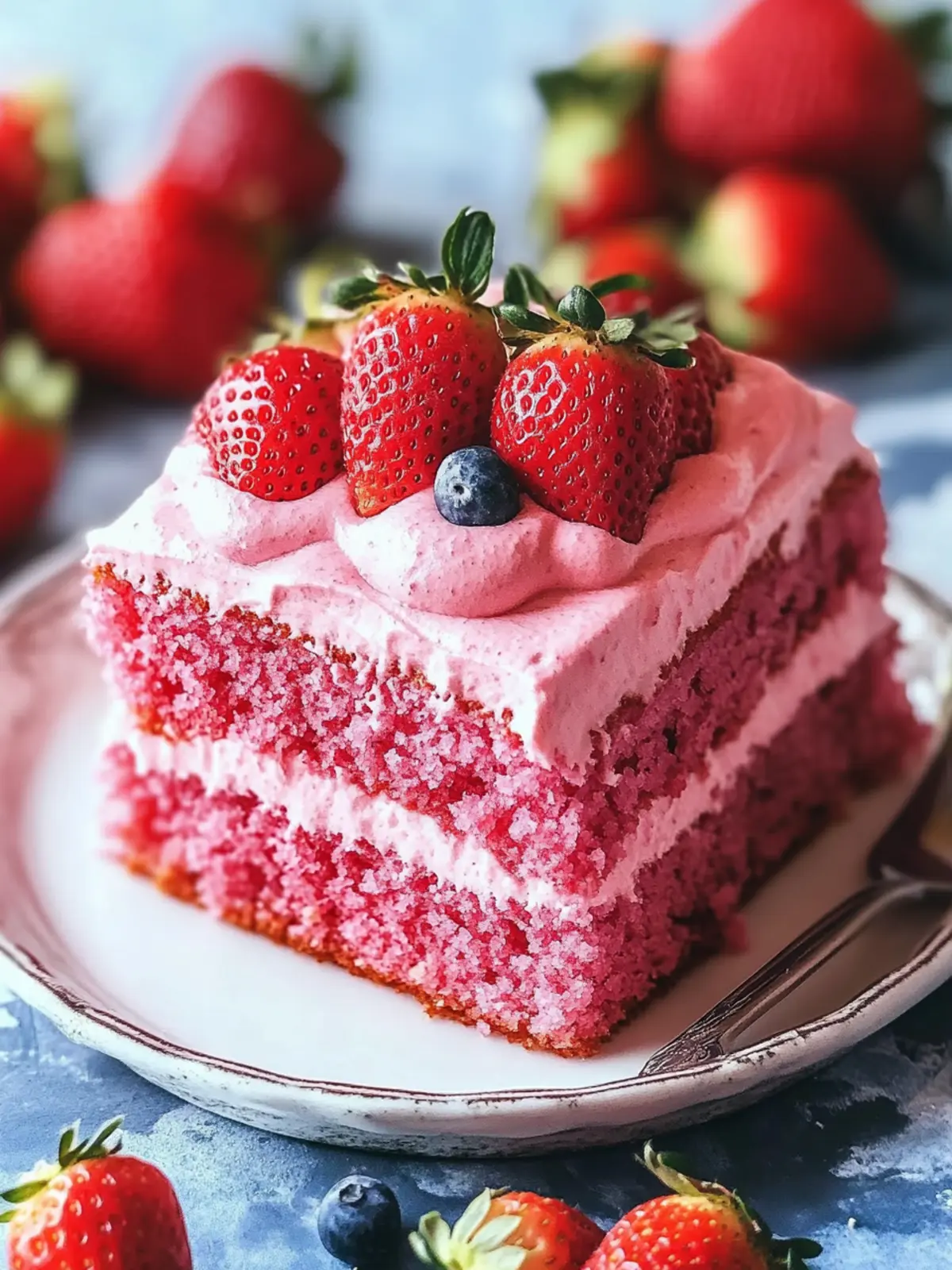 Double Strawberry Cake That Will Win Your Heart 4 Double Strawberry Cake