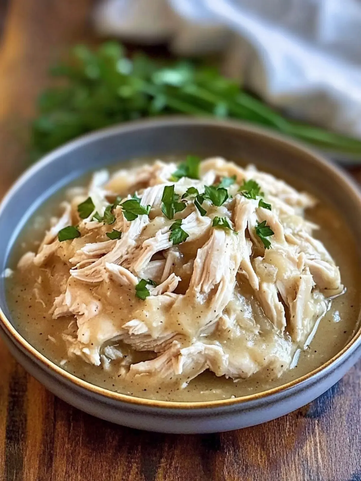 Slow Cooker Shredded Chicken and Gravy for Cozy Nights 4 Slow Cooker Shredded Chicken and Gravy