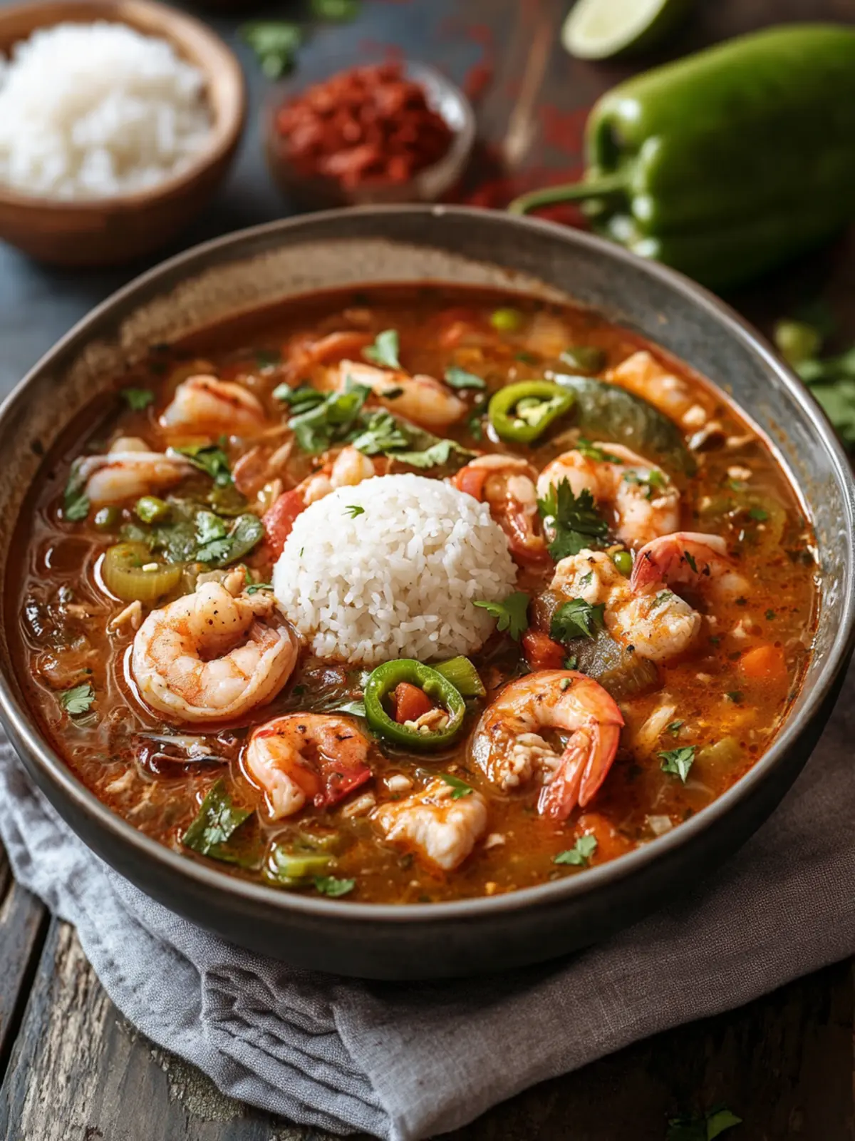 Savory Louisiana Seafood Gumbo: Comfort in Every Bowl 3 Louisiana Seafood Gumbo