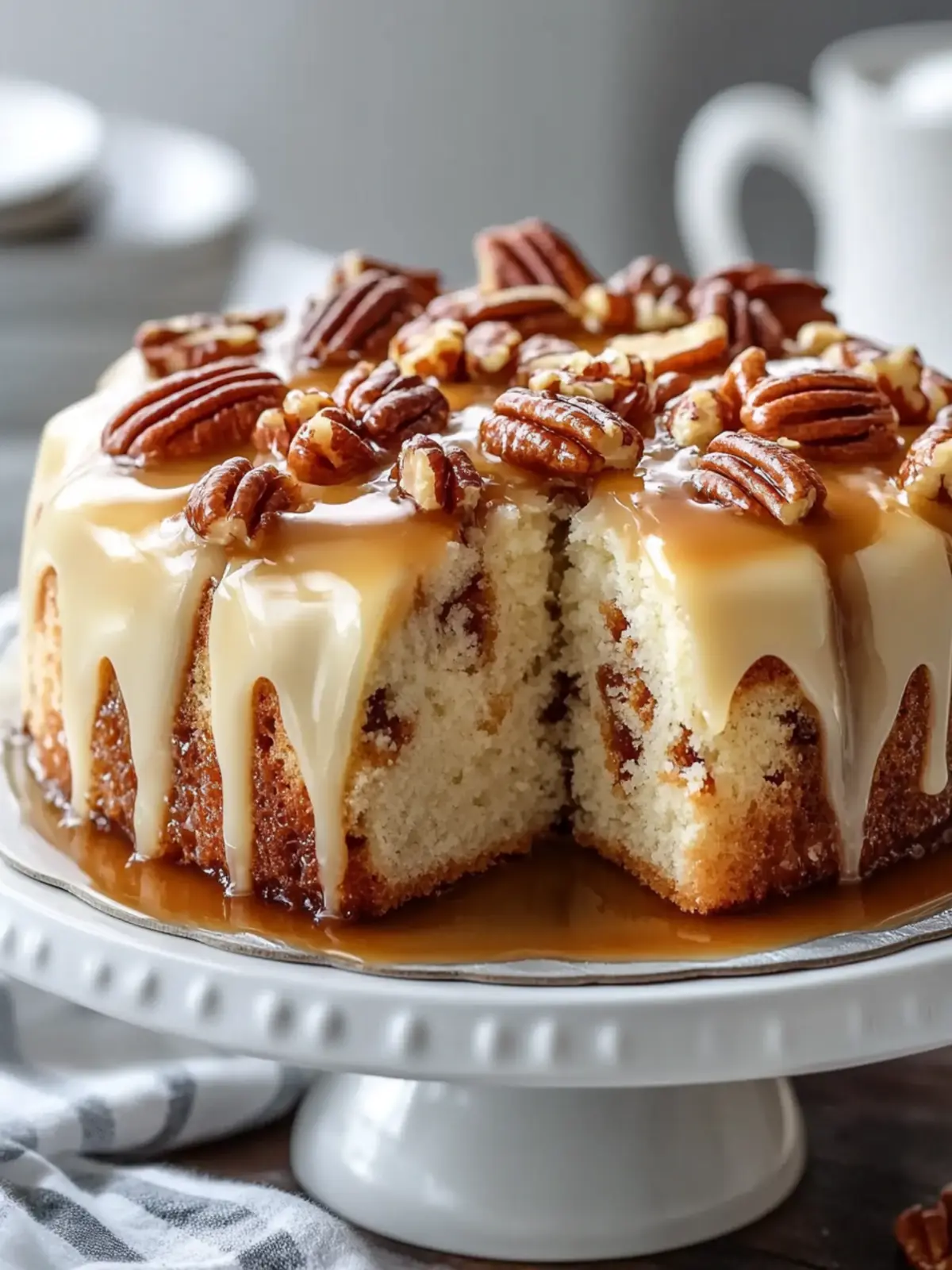 Irresistible Butter Pecan Praline Poke Cake Recipe to Savor 4 Butter Pecan Praline Poke Cake
