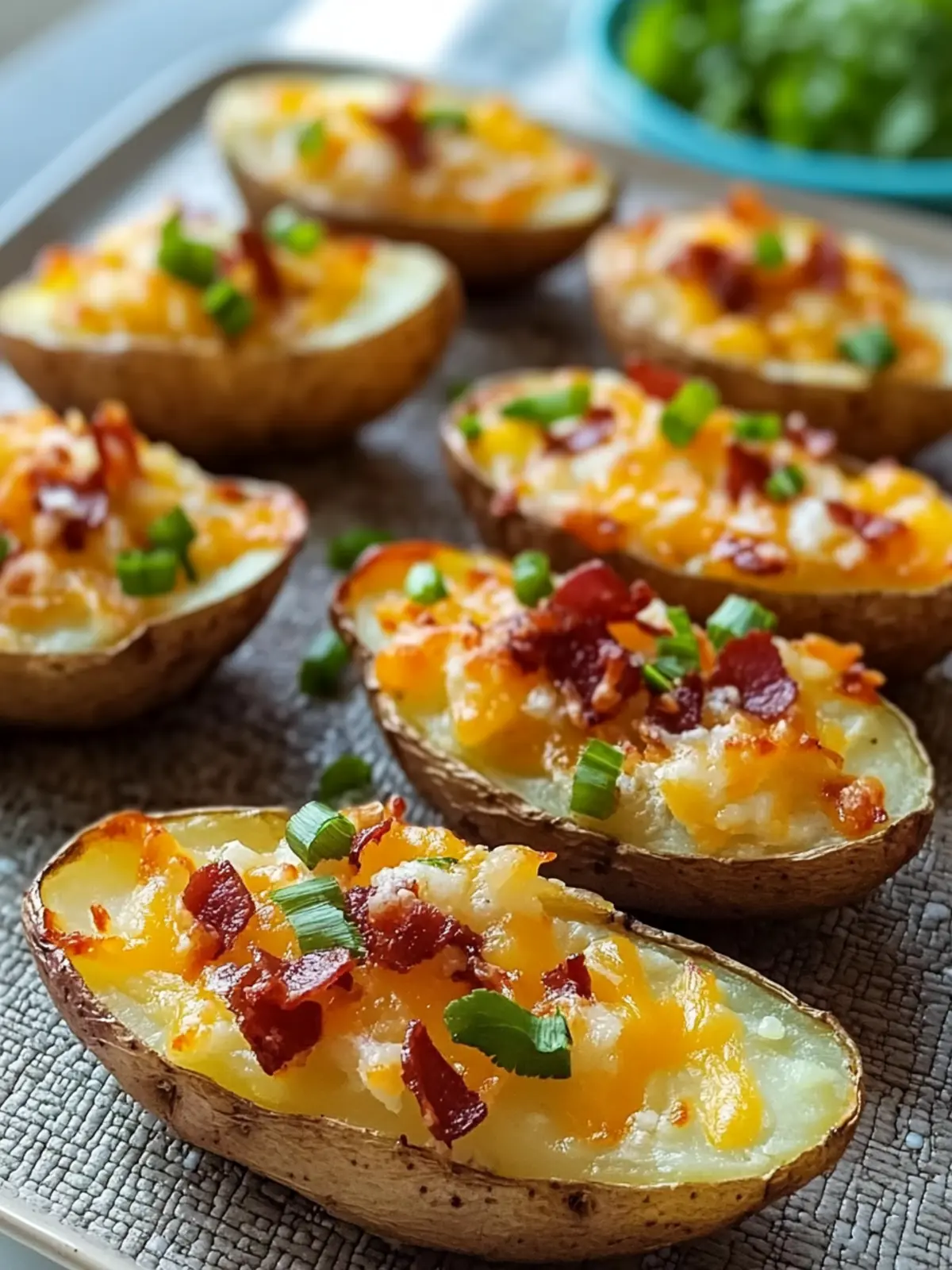 Delicious Cheddar Oven Baked Potato Skins You’ll Crave Tonight 5 Cheddar Oven Baked Potato Skins