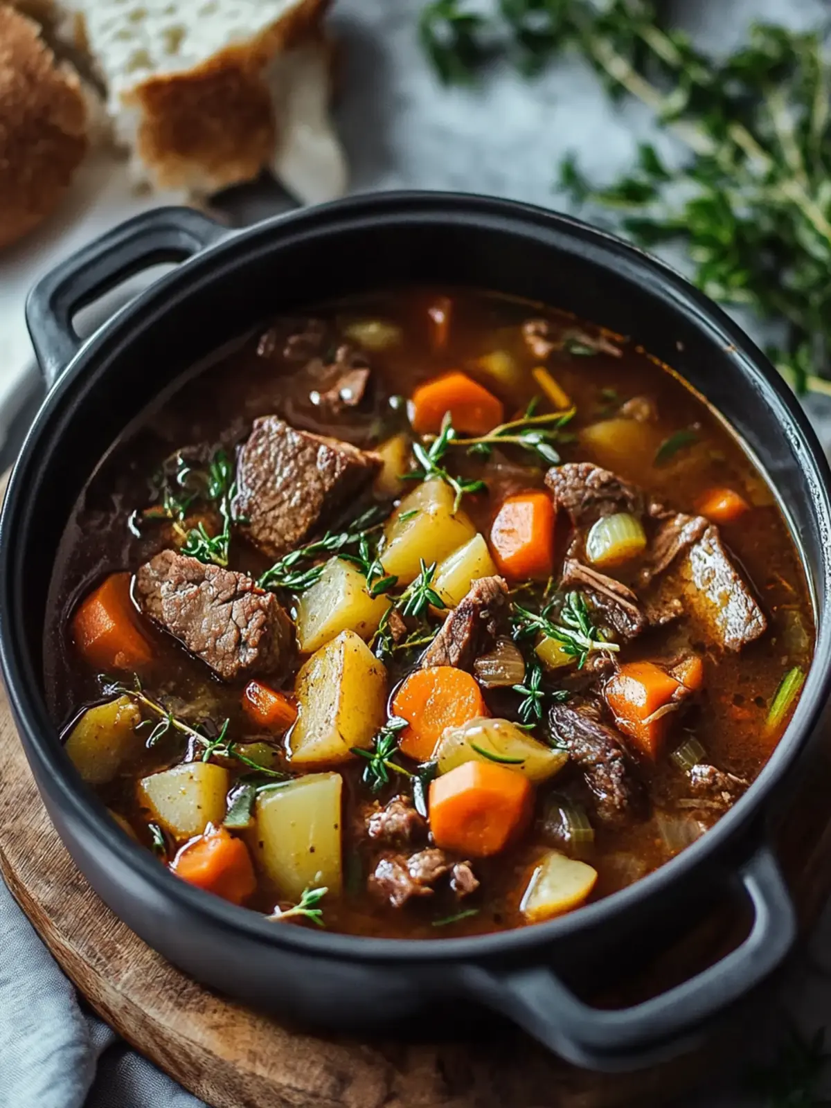 Cozy Up with Hearty Braised Vegetable Beef Soup Tonight 3 Braised Vegetable Beef Soup
