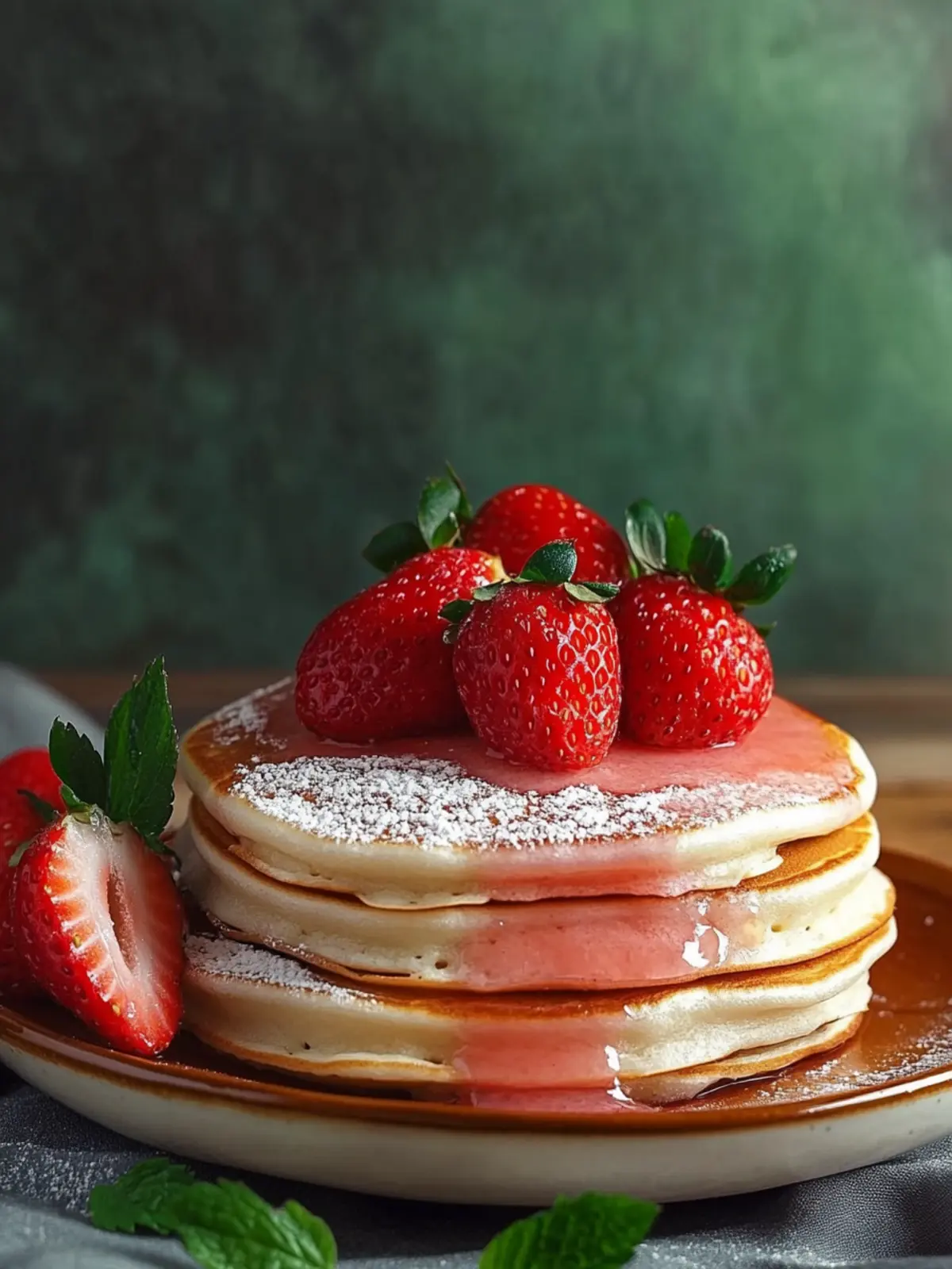Fluffy Strawberry Pancakes for a Sweet Morning Treat 5 Strawberry Pancakes