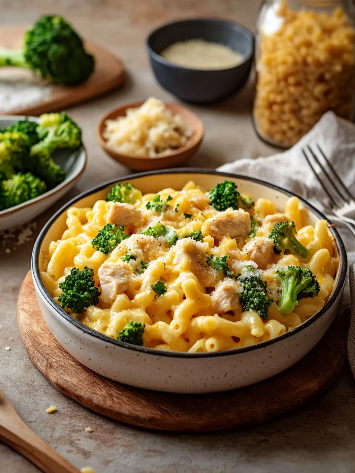 Cheesy Chicken Broccoli Mac: Your New Family Dinner Favorite 2 Cheesy Chicken Broccoli Mac