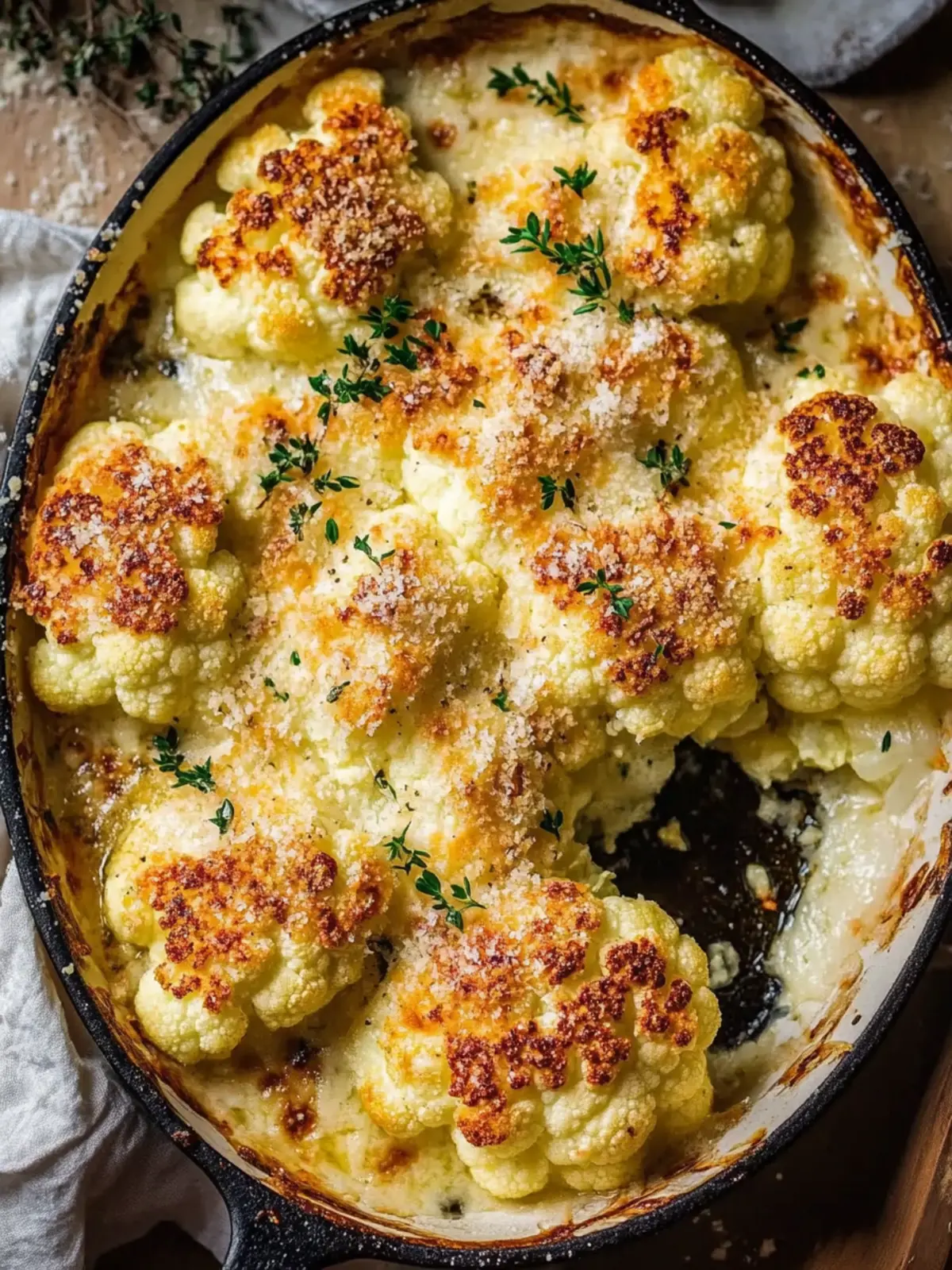 Baked Cauliflower Parmesan: Your New Go-To Comfort Dish 4 Baked Cauliflower Parmesan