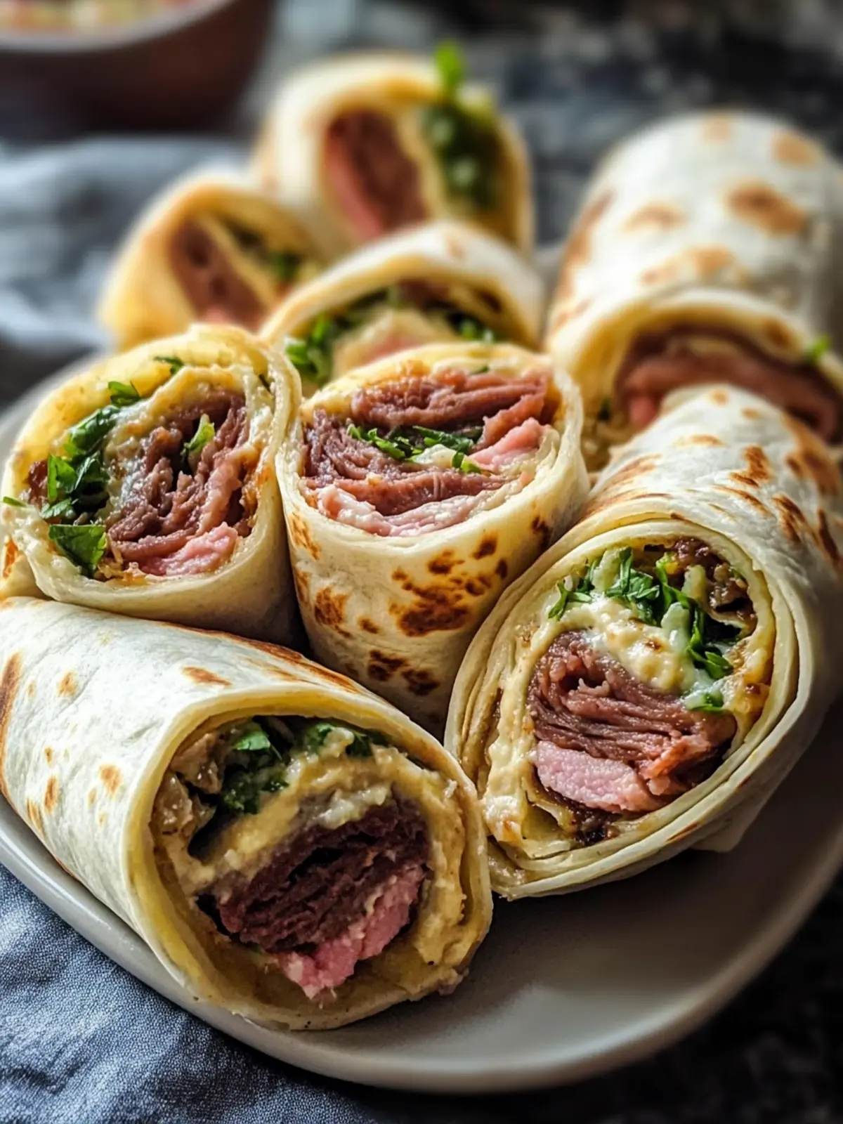 French Dip Tortilla Roll Ups: Ultimate Comfort Food Experience 3 French Dip Tortilla Roll Ups