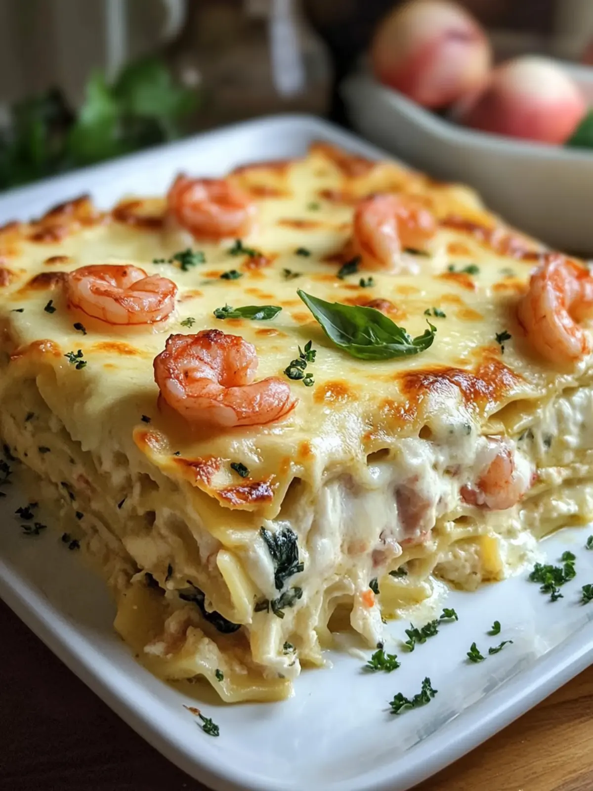 5 Star Seafood Lasagna Recipe for One Delightful Serving 2 5 Star seafood lasagna makes 1 serving