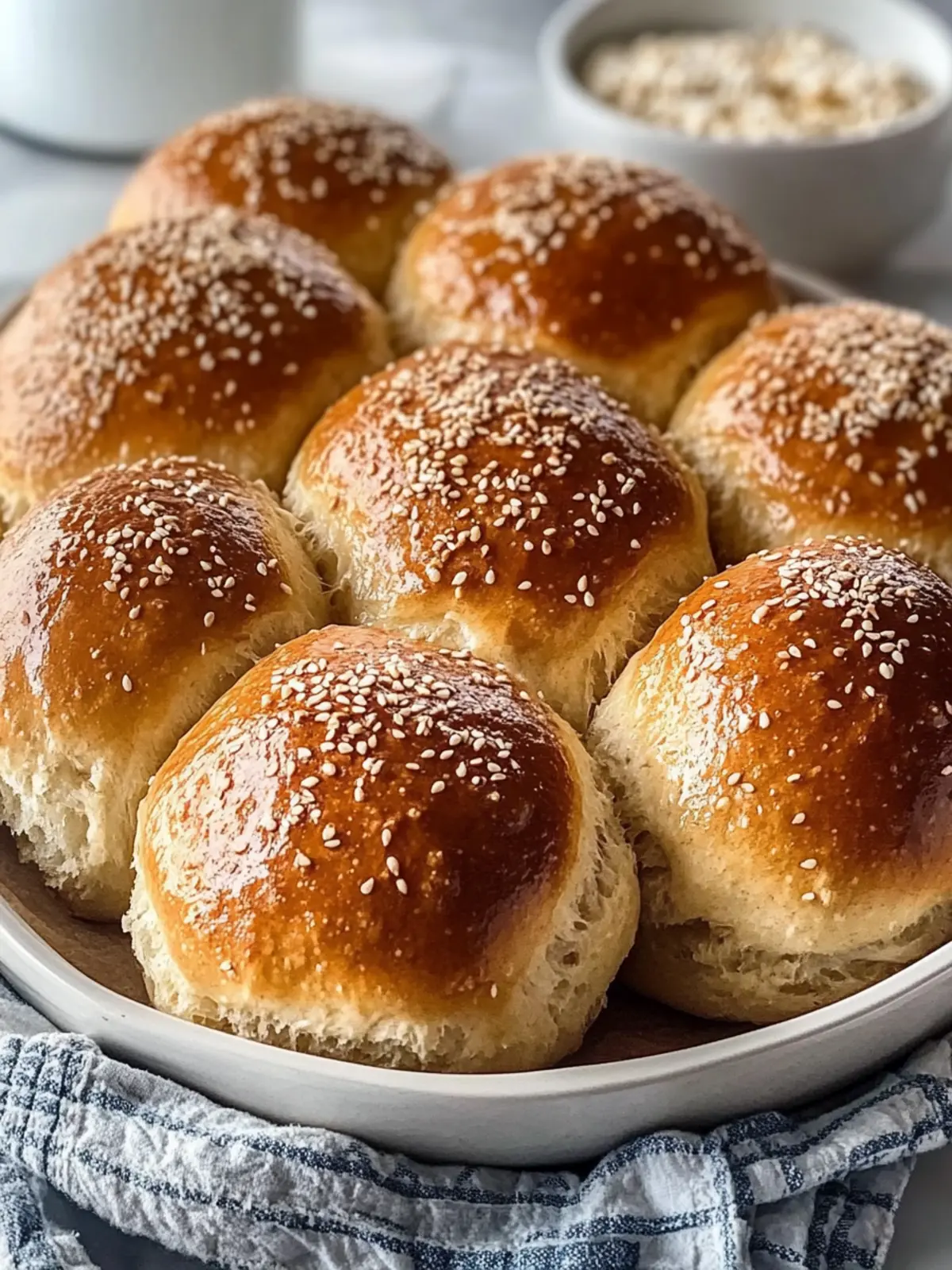 Savory Rustic Oatmeal Molasses Dinner Rolls You'll Love 4 Rustic Oatmeal Molasses Dinner Rolls