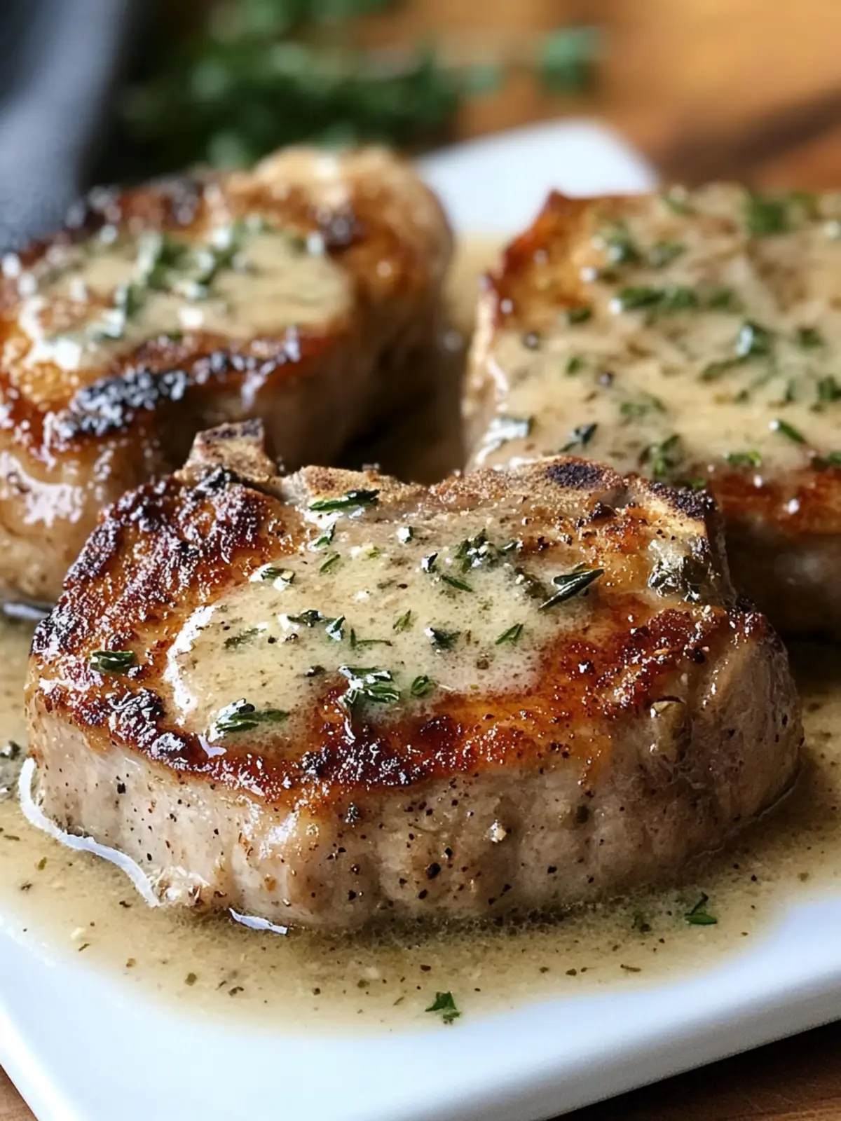 Savory Slow Cooker Pork Chops with Garlic Parmesan Sauce Magic 2 slow cooker pork chops with garlic parmesan sauce
