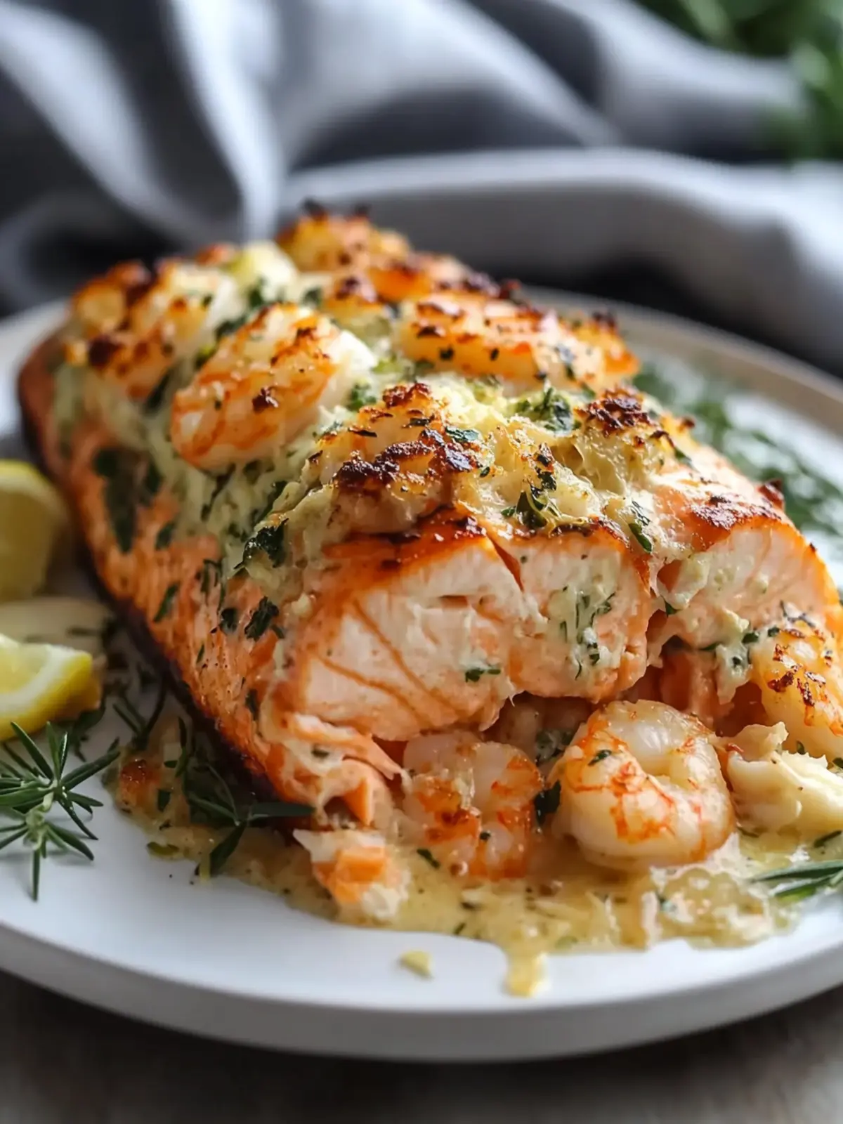 Delicious Crab and Shrimp Stuffed Salmon Recipe Your Family Will Love 3 Crab and Shrimp Stuffed Salmon Recipe