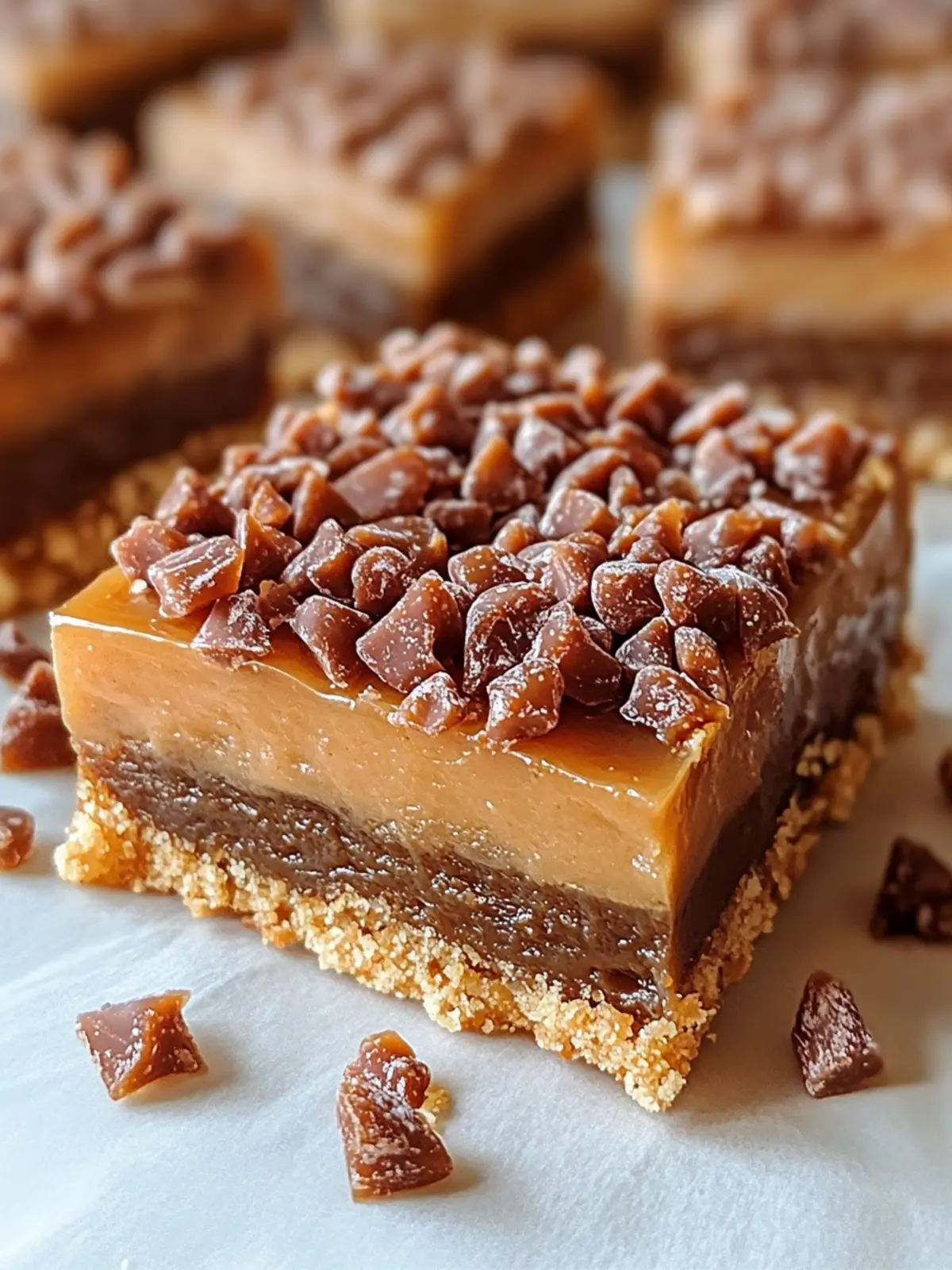 Irresistible Homemade Butterfinger Caramel Crunch Bars Recipe 5 Homemade Butterfinger Caramel Crunch Bars