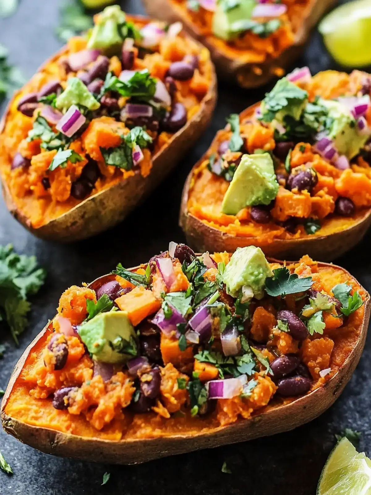 Easy Loaded Sweet Potato Boats for a Flavor-Packed Dinner 3 Easy Loaded Sweet Potato Boats for a Flavor-Packed Dinner