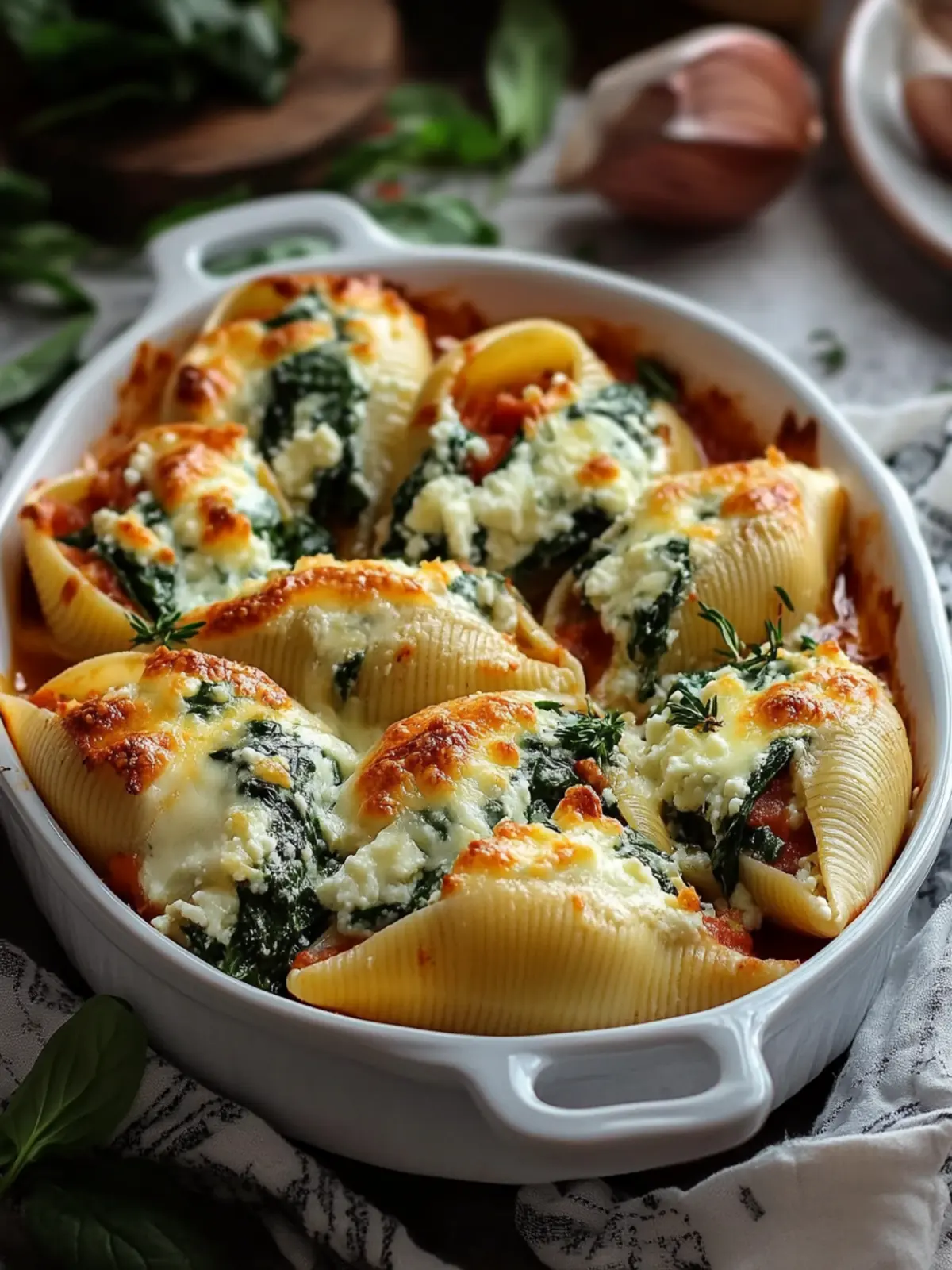 Spinach and Ricotta Stuffed Shells for Cozy Home Dinners 2 Spinach and Ricotta Stuffed Shells
