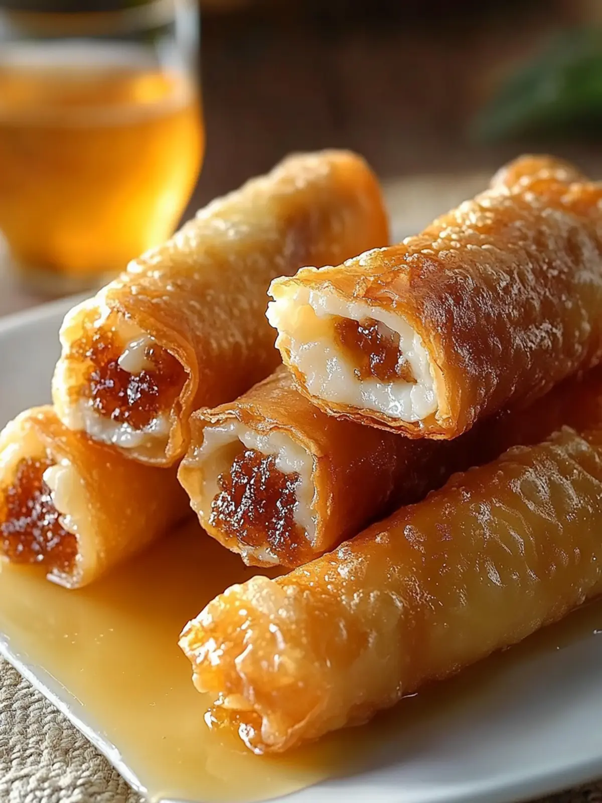 Crispy Texas Twinkies Egg Rolls with Honey You Can't Resist 2 Texas Twinkies Egg Rolls with Honey