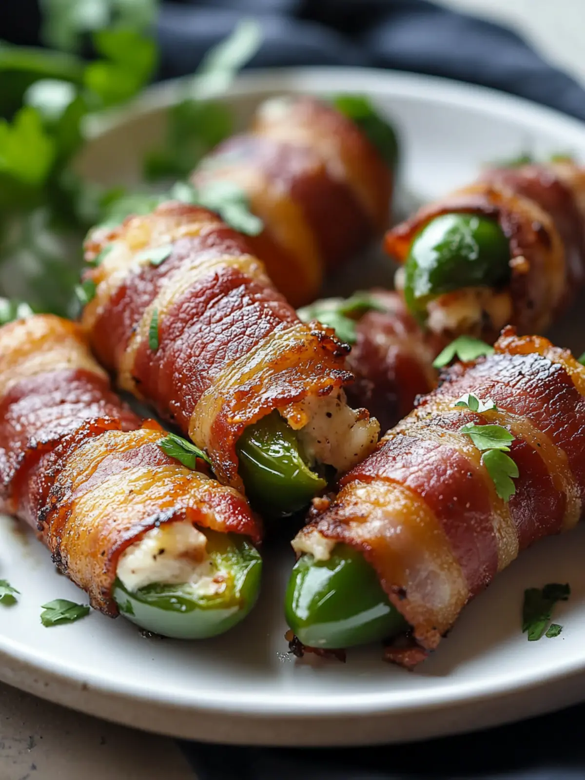 Beef Bacon Wrapped Jalapeño Poppers: Irresistibly Spicy Snack 3 Beef Bacon Wrapped Jalapeño Poppers