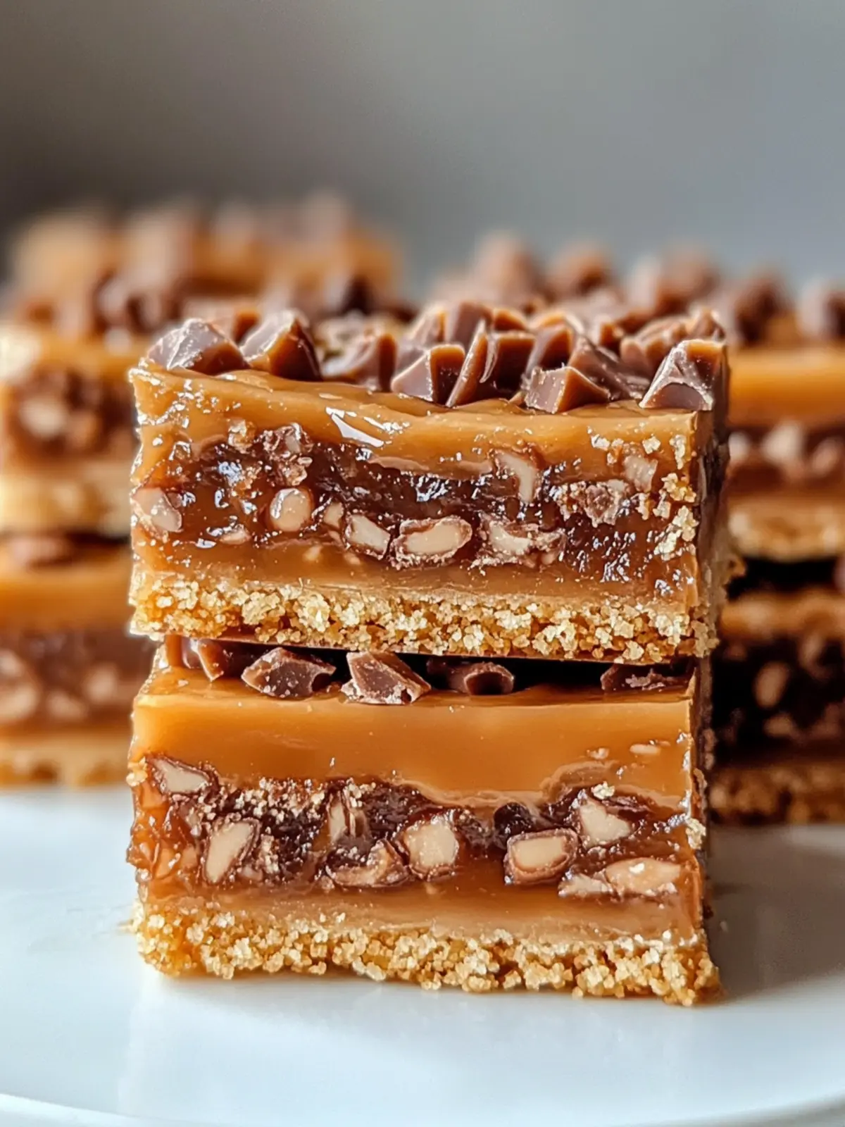 Irresistible Homemade Butterfinger Caramel Crunch Bars Recipe 3 Homemade Butterfinger Caramel Crunch Bars