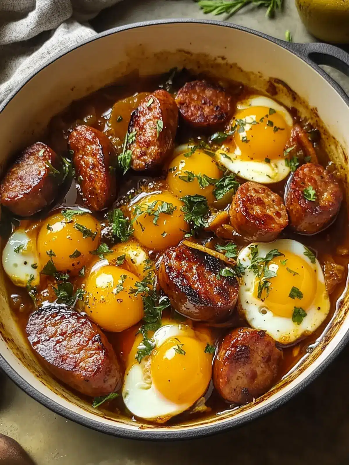 Savor the Flavor: Egg Boil with Sausage in Cajun Spice 3 Egg Boil with Sausage