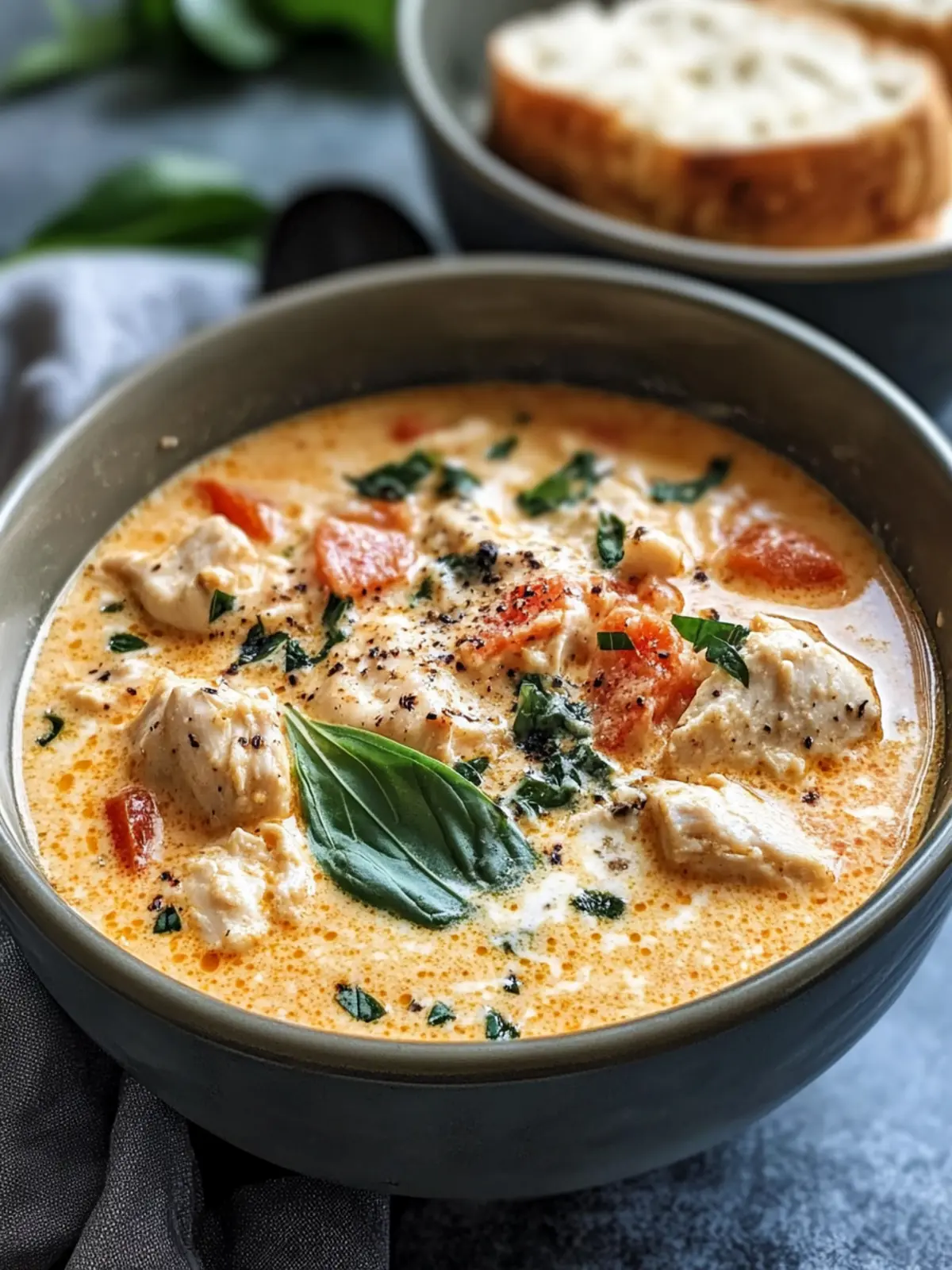 Cozy Up with Crock Pot Creamy Chicken Parmesan Soup 3 Crock Pot Creamy Chicken Parmesan Soup