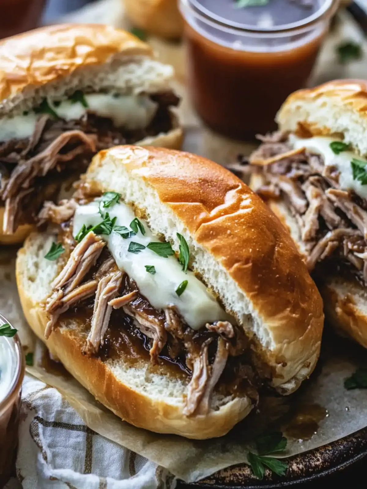 Crockpot French Dip Sandwiches: Easy Comfort Food Delight 5 Crockpot French Dip Sandwiches