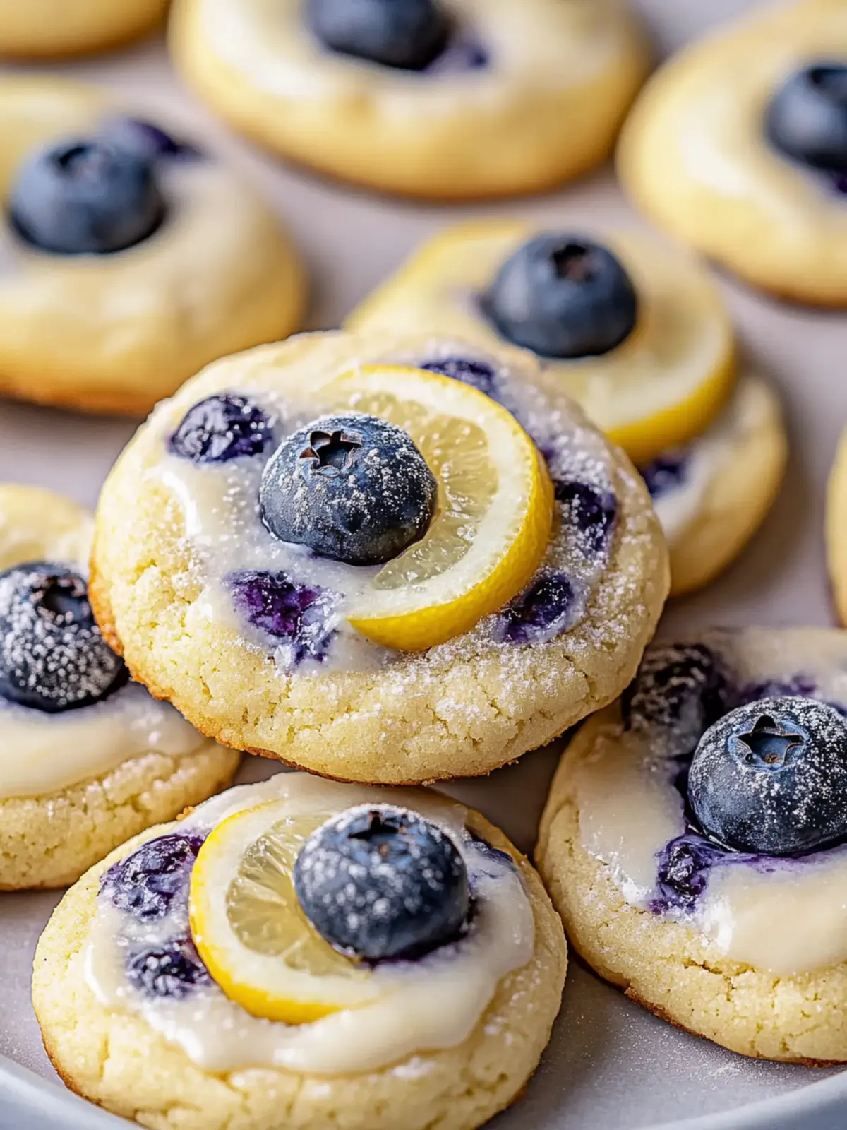 Lemon Blueberry Cheesecake Cookies: Summer Bliss Awaits! 2 Lemon Blueberry Cheesecake Cookies