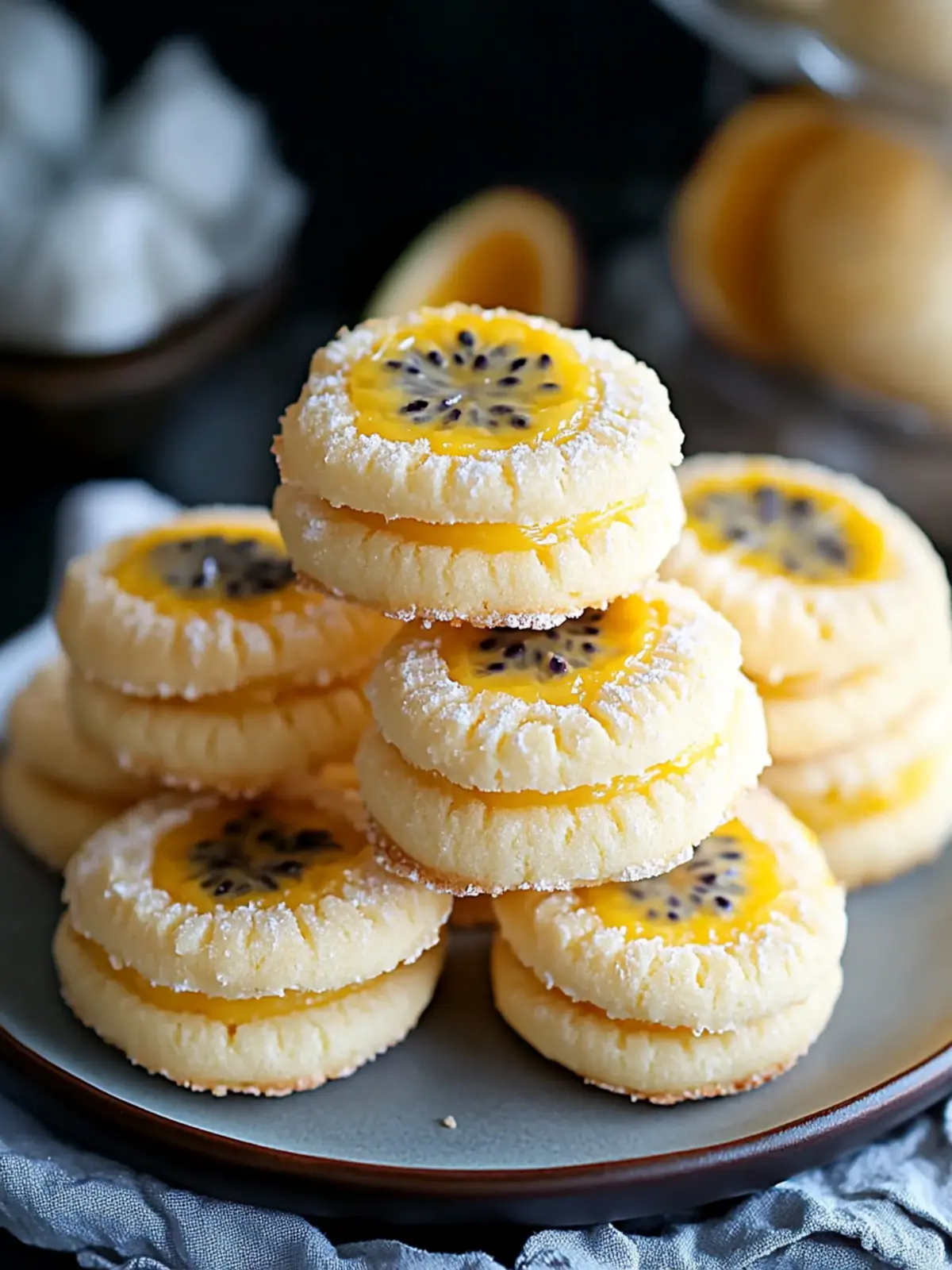 Tangy Passionfruit Sponge Cookies for a Tropical Treat 3 Passionfruit Sponge Cookies