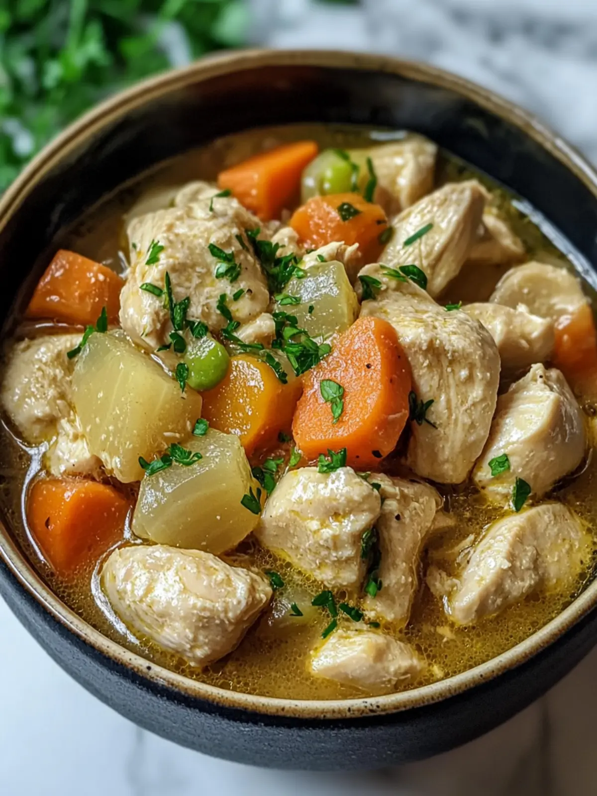 Cozy Chicken Stew: Quick Comfort in Your Pressure Cooker 5 Chicken Stew