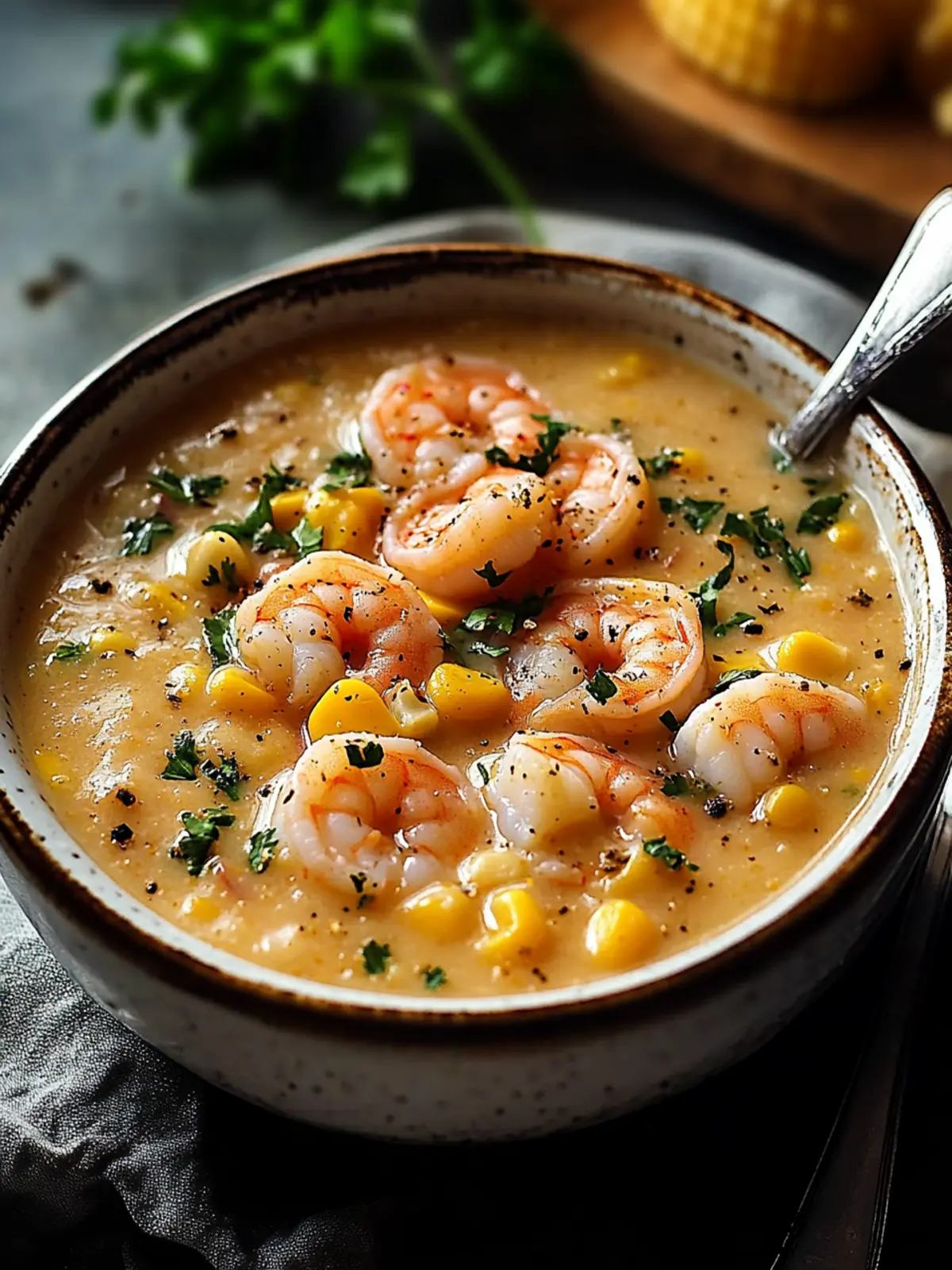 Cozy Up with Shrimp and Corn Bisque: Comfort in a Bowl 3 Shrimp and Corn Bisque