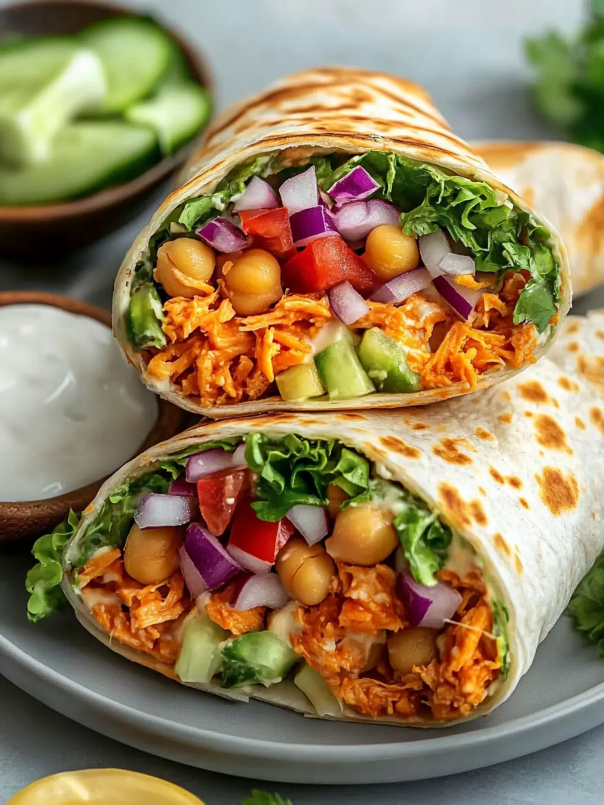 15-Minute Buffalo Chickpea Wraps Recipe for Quick Comfort Food 4 15-Minute Buffalo Chickpea Wraps Recipe