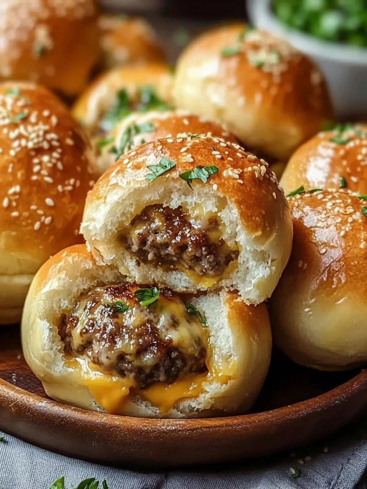 Garlic Parmesan Cheeseburger Bombs That Steal the Show 5 Garlic Parmesan Cheeseburger Bombs