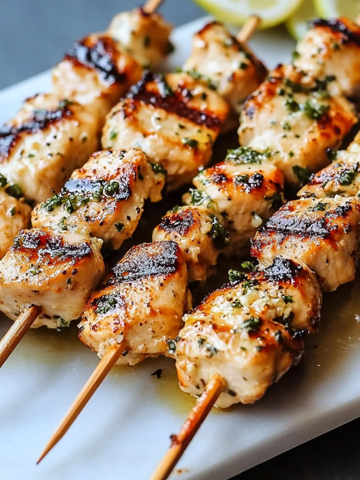 Garlic Parmesan Chicken Skewers: Your Perfect Grilled Delight 3 Garlic Parmesan Chicken Skewers: Grilled to Flavorful Perfection Recipe
