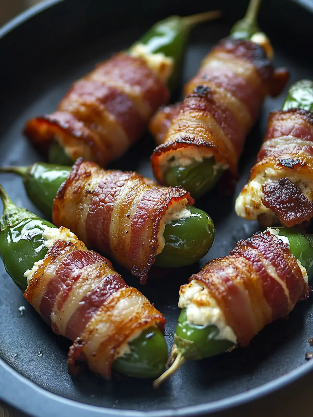 Beef Bacon Wrapped Jalapeño Poppers: Irresistibly Spicy Snack 4 Beef Bacon Wrapped Jalapeño Poppers