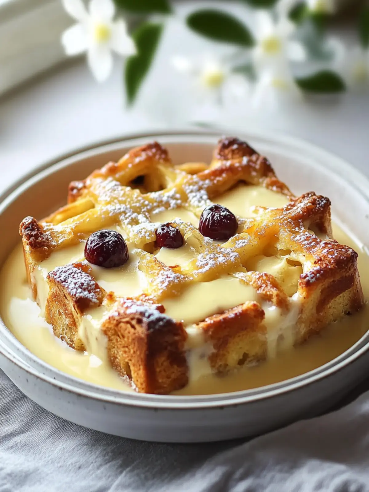 Best Hot Cross Bun Bread Pudding with Creamy Vanilla Custard Magic 3 Best Hot Cross Bun Bread Pudding with Creamy Vanilla Custard